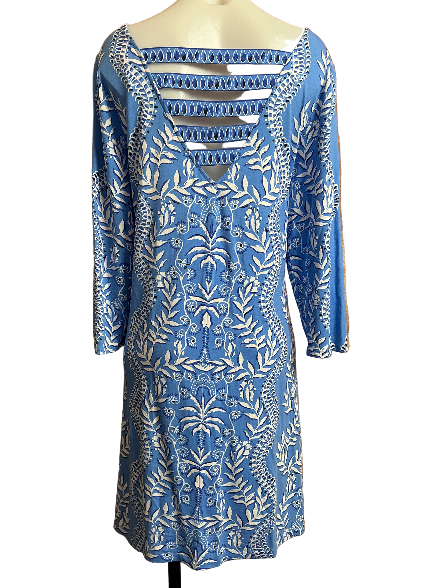 Lilly Pulitzer Ophelia Swing Dress Abaco Blue Have It Both Rays Engineered - Size XL