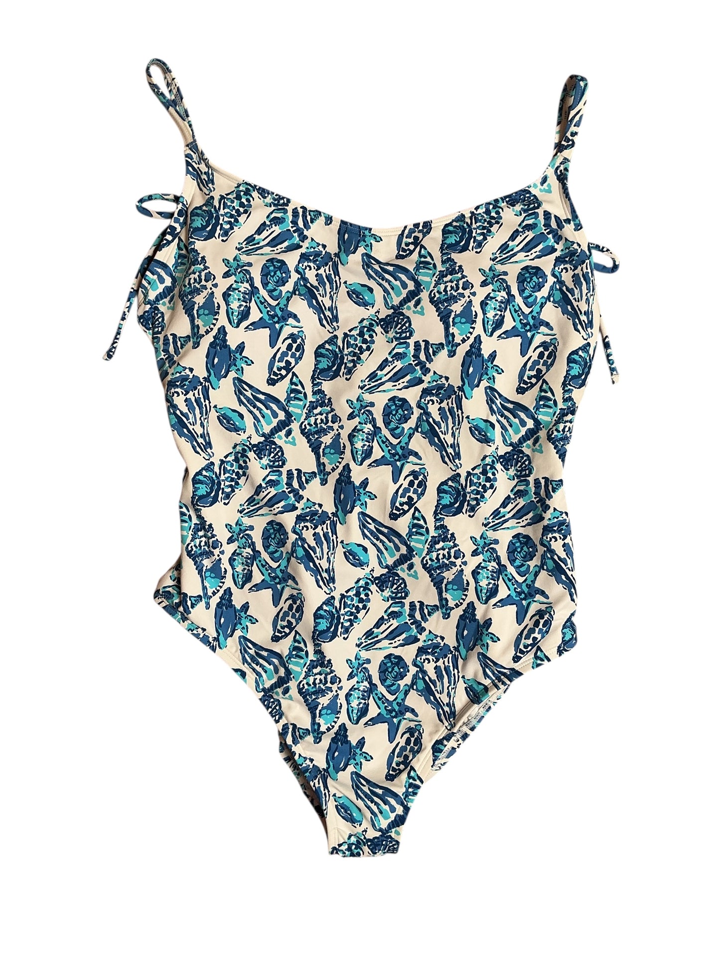 Lilly Pulitzer NWT Lima One Piece Swimsuit - Resort White Shell Collector - Size 8