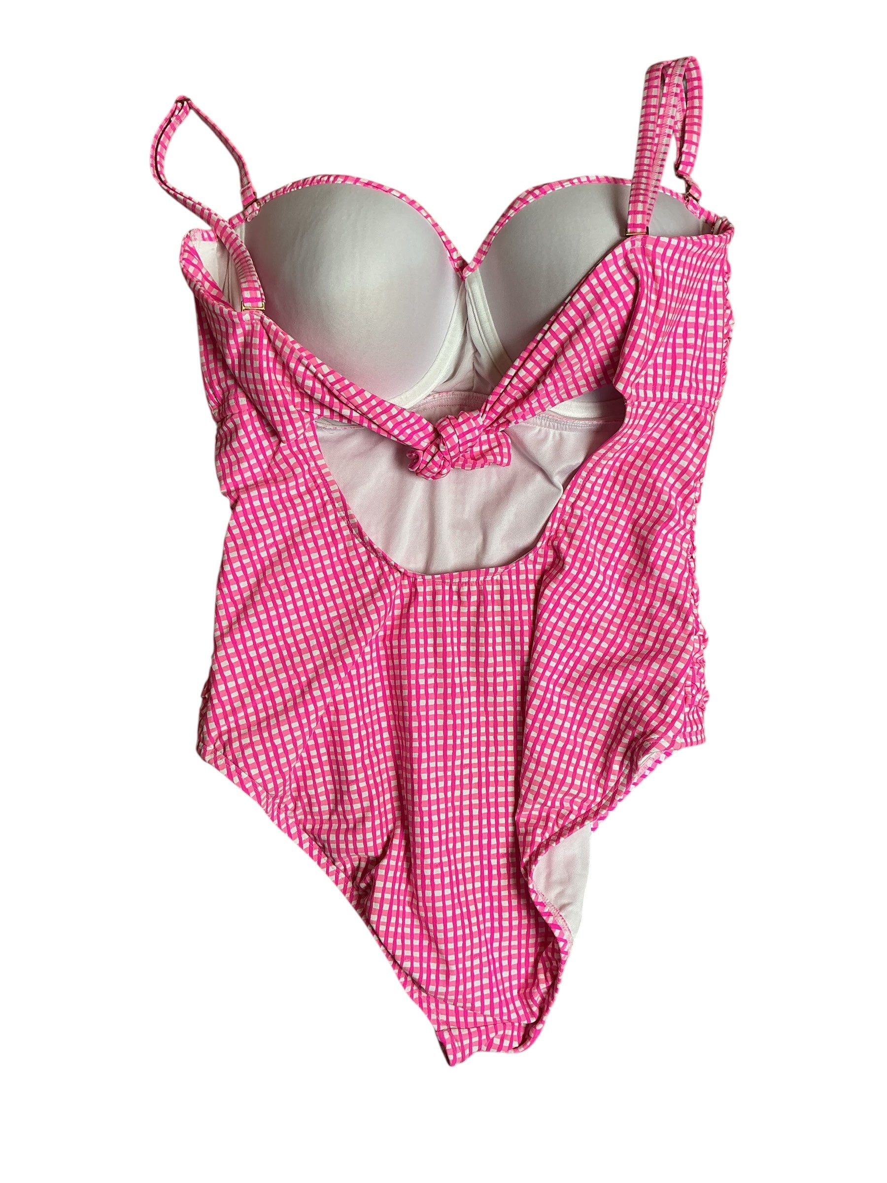 Lilly Pulitzer Layne One Piece Swimsuit - Pink Isle Along The Same Line - Size 14