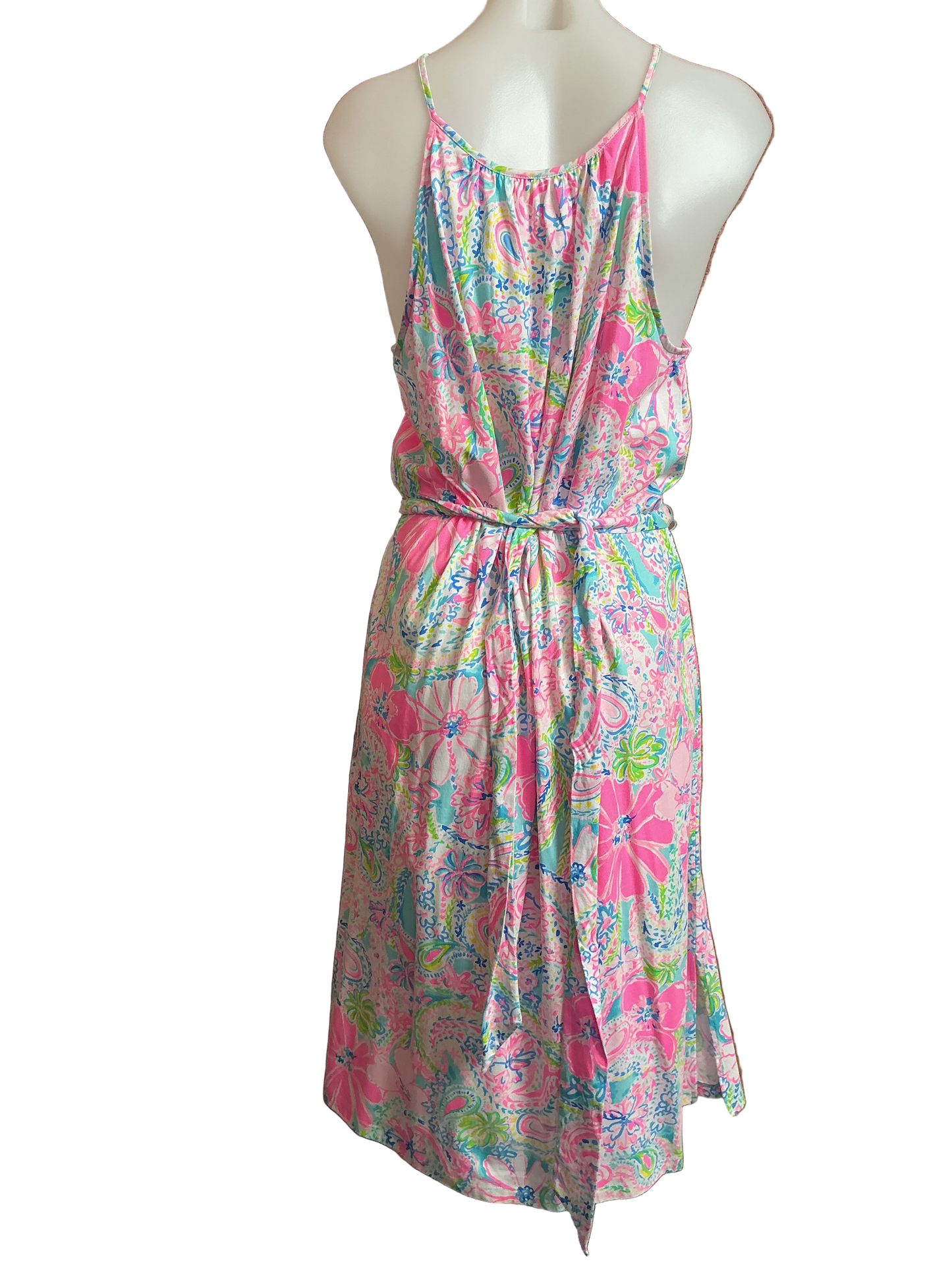 Lilly Pulitzer Mabry Midi Dress Flock Full of Fun - Size L