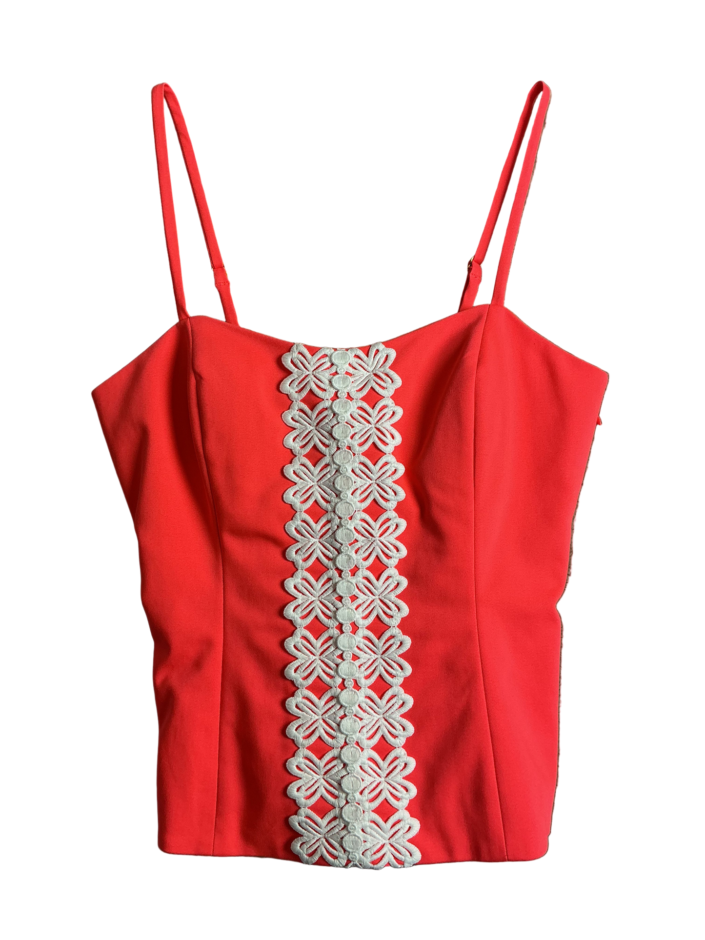 Lilly Pulitzer NWT Shelli Stretch Top Cane Coral - Size 2