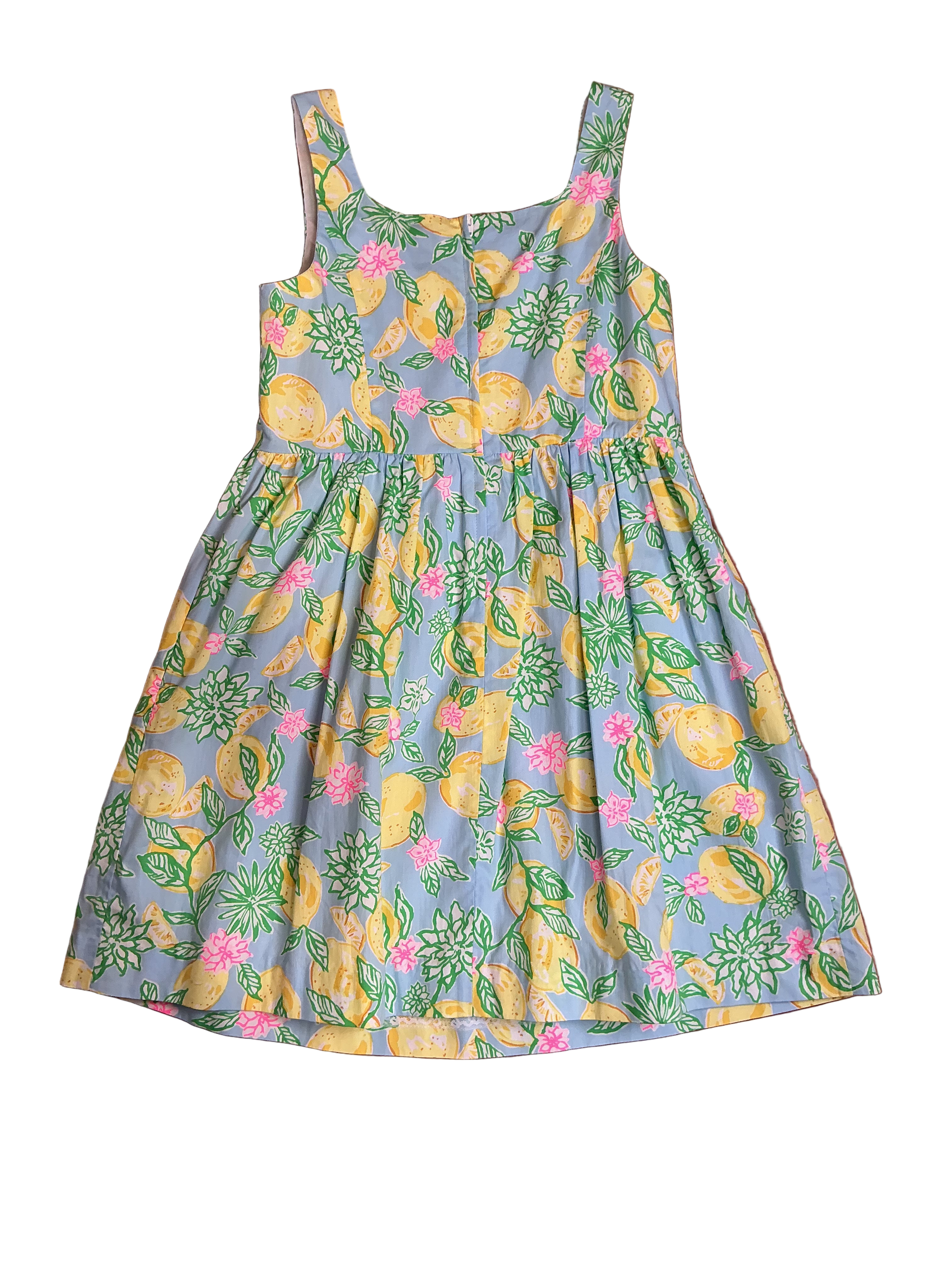 Lilly Pulitzer NWT Bellefleur Dress Bluette Make Lemonade - Size 14