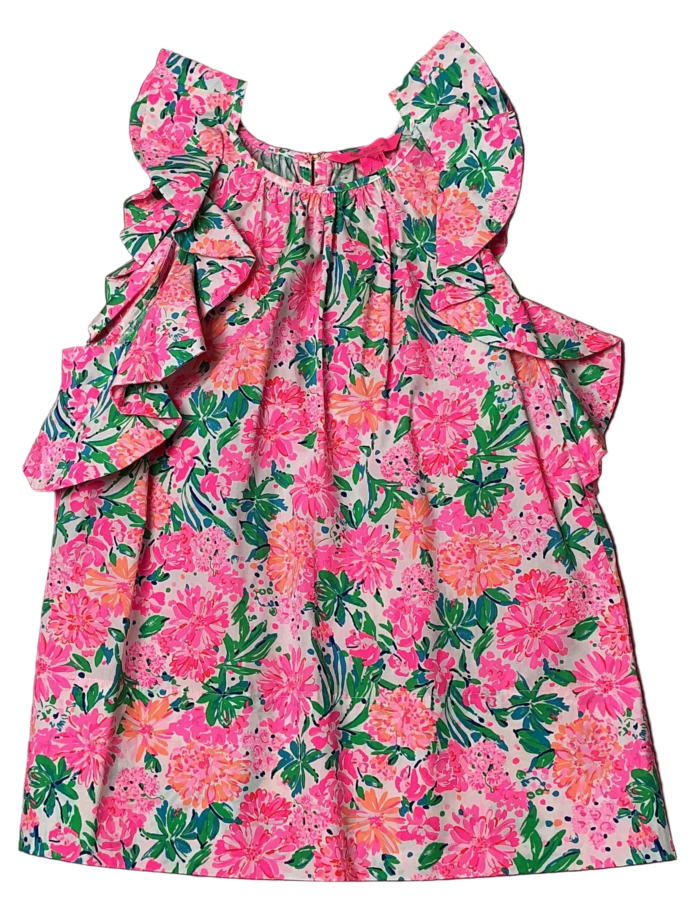 Lilly Pulitzer Ruffle Sleeve Top - Size XS