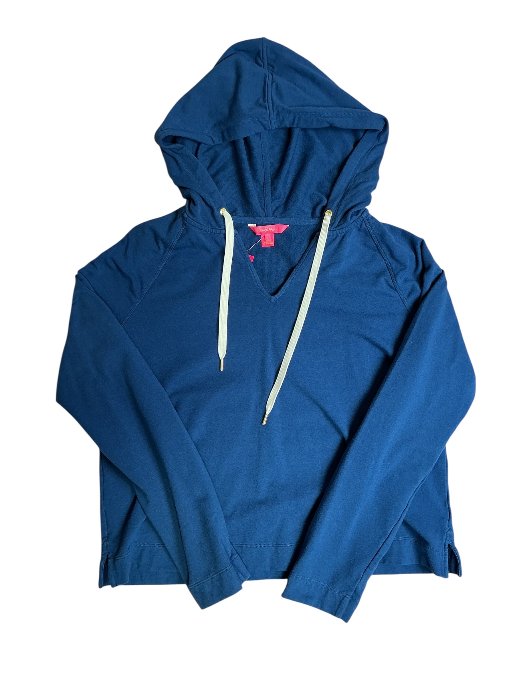 Lilly Pulitzer Long Sleeve Hoodie - Aegean Navy - Size L