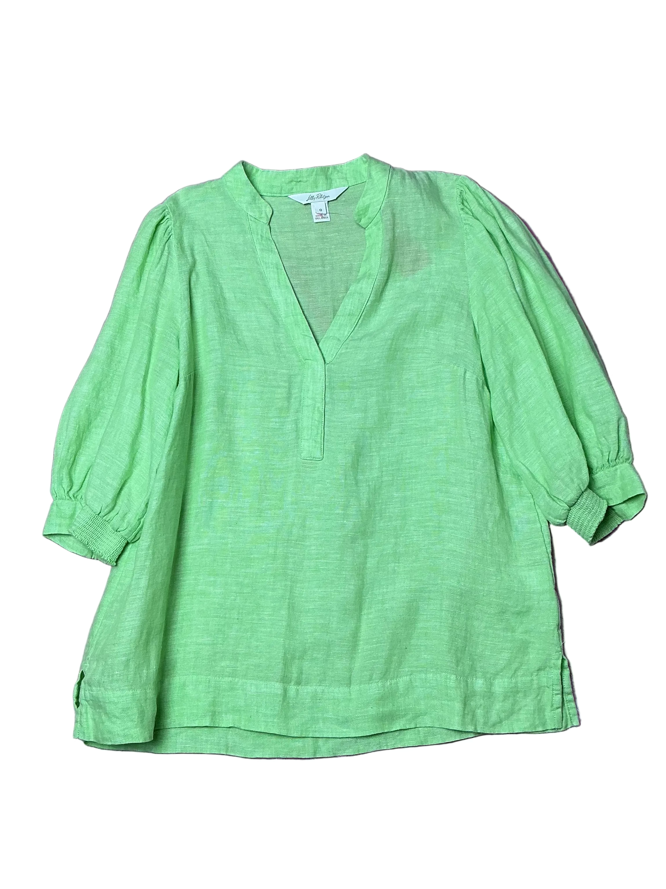 Lilly Pulitzer 3/4 Sleeve Top - Size 0