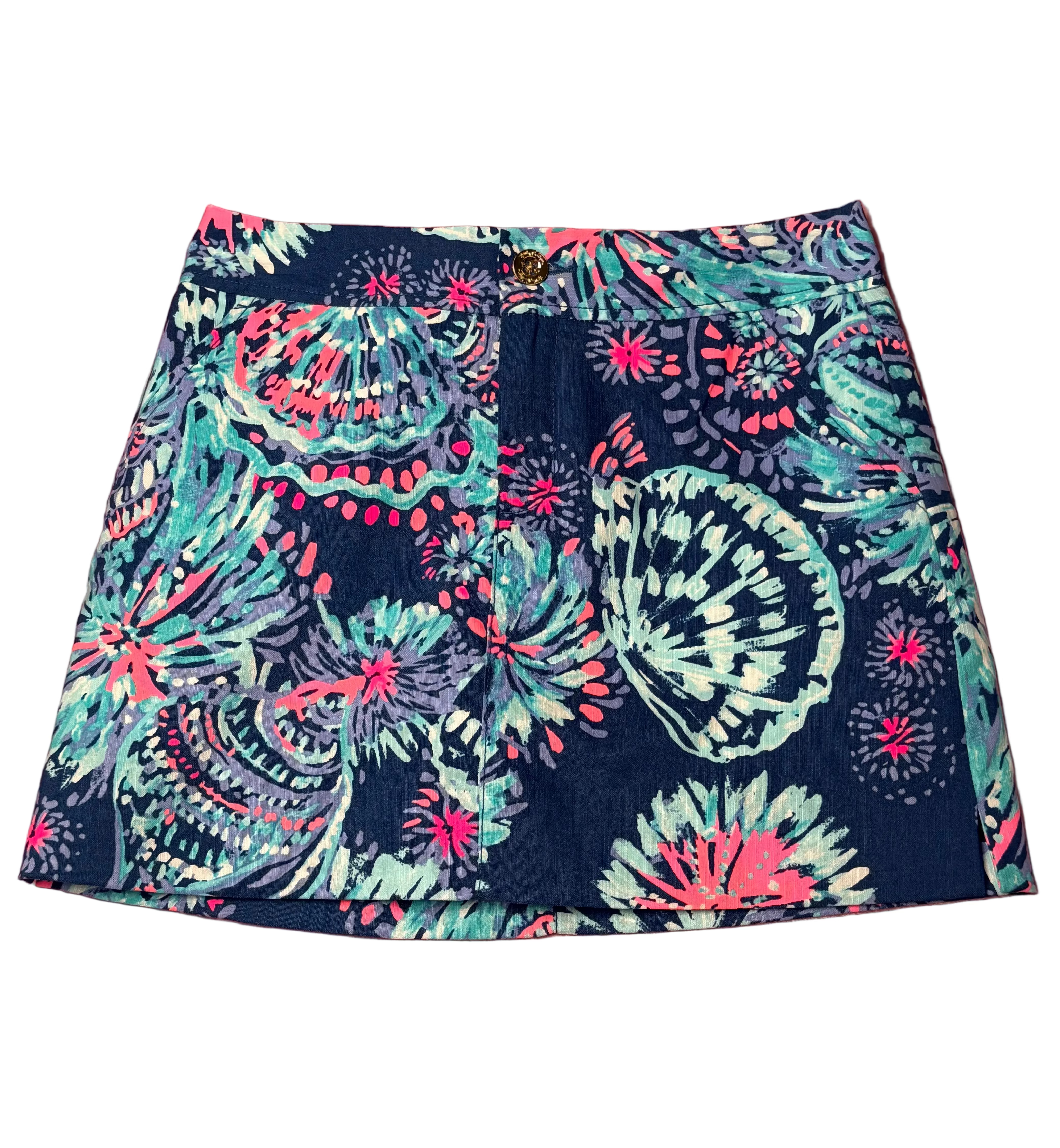 Lilly Pulitzer NWT - Nicki Skort - Deep Indigo Gypsea Girl - Size 2