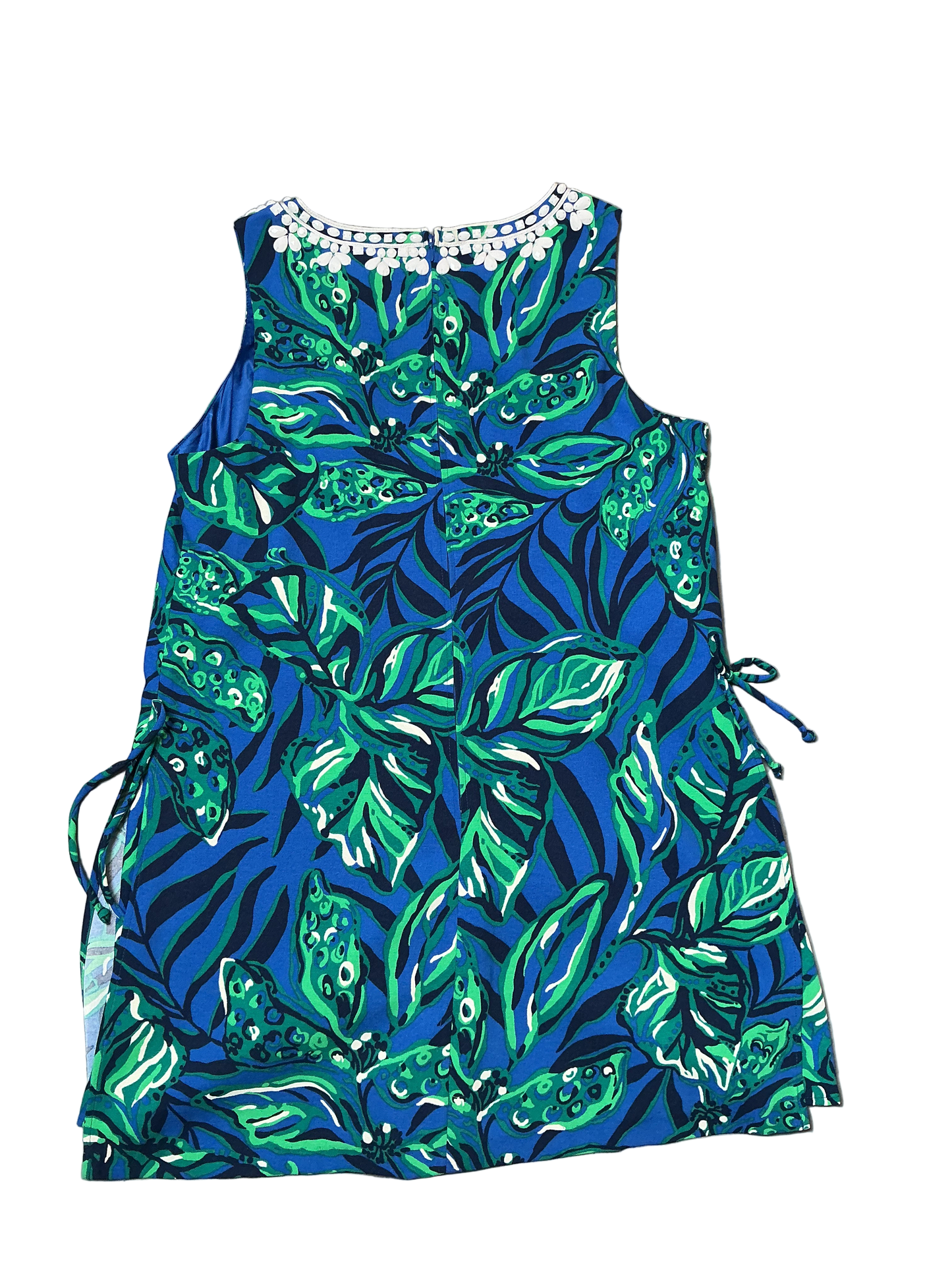 Lilly Pulitzer NWT Donna Sleeveless Romper Indigo Breeze Shady Gators - Size 16