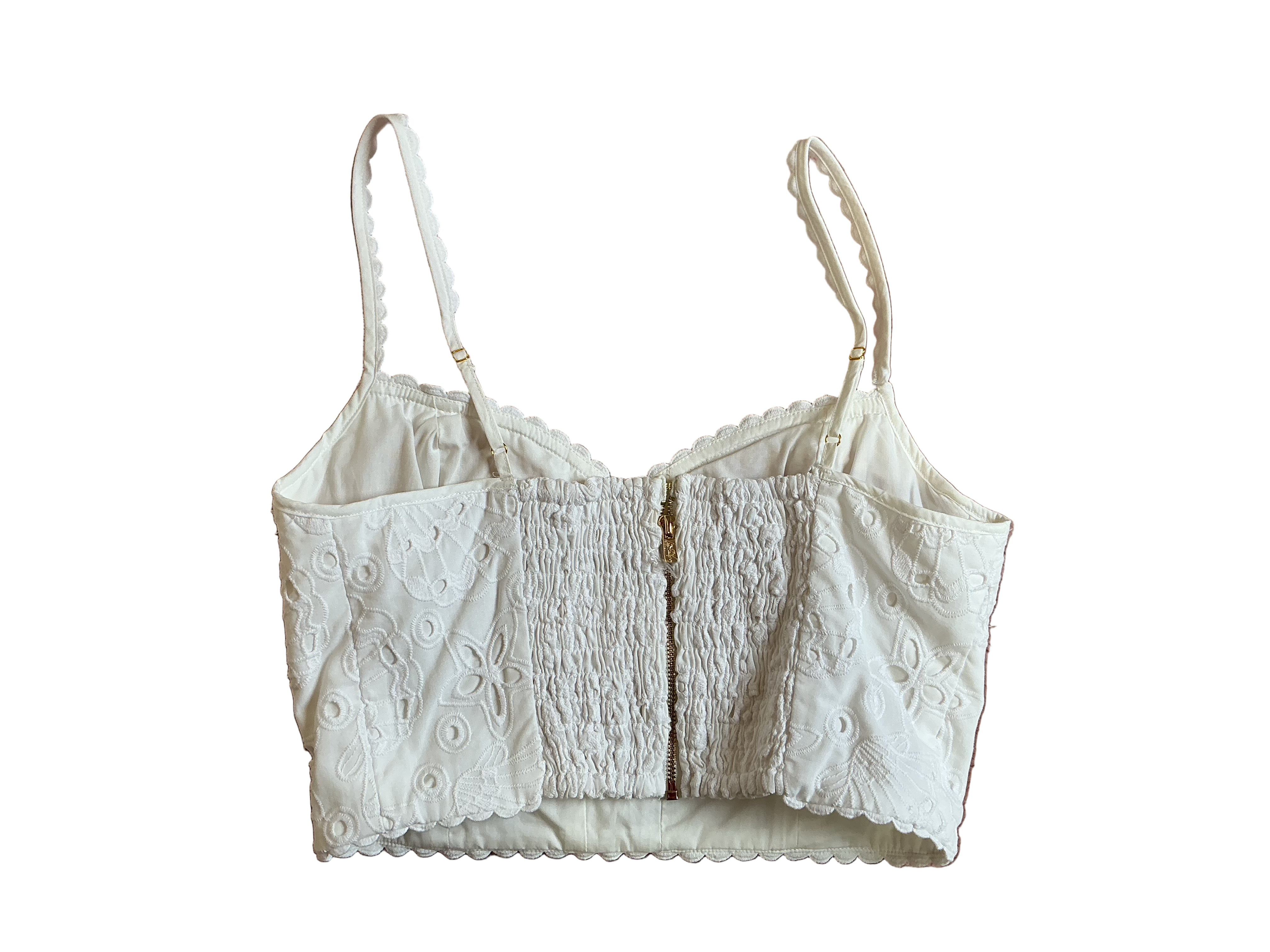 Lilly Pulitzer NWT Winslow Eyelet Top Resort White Sealife Eyelet - Size 2