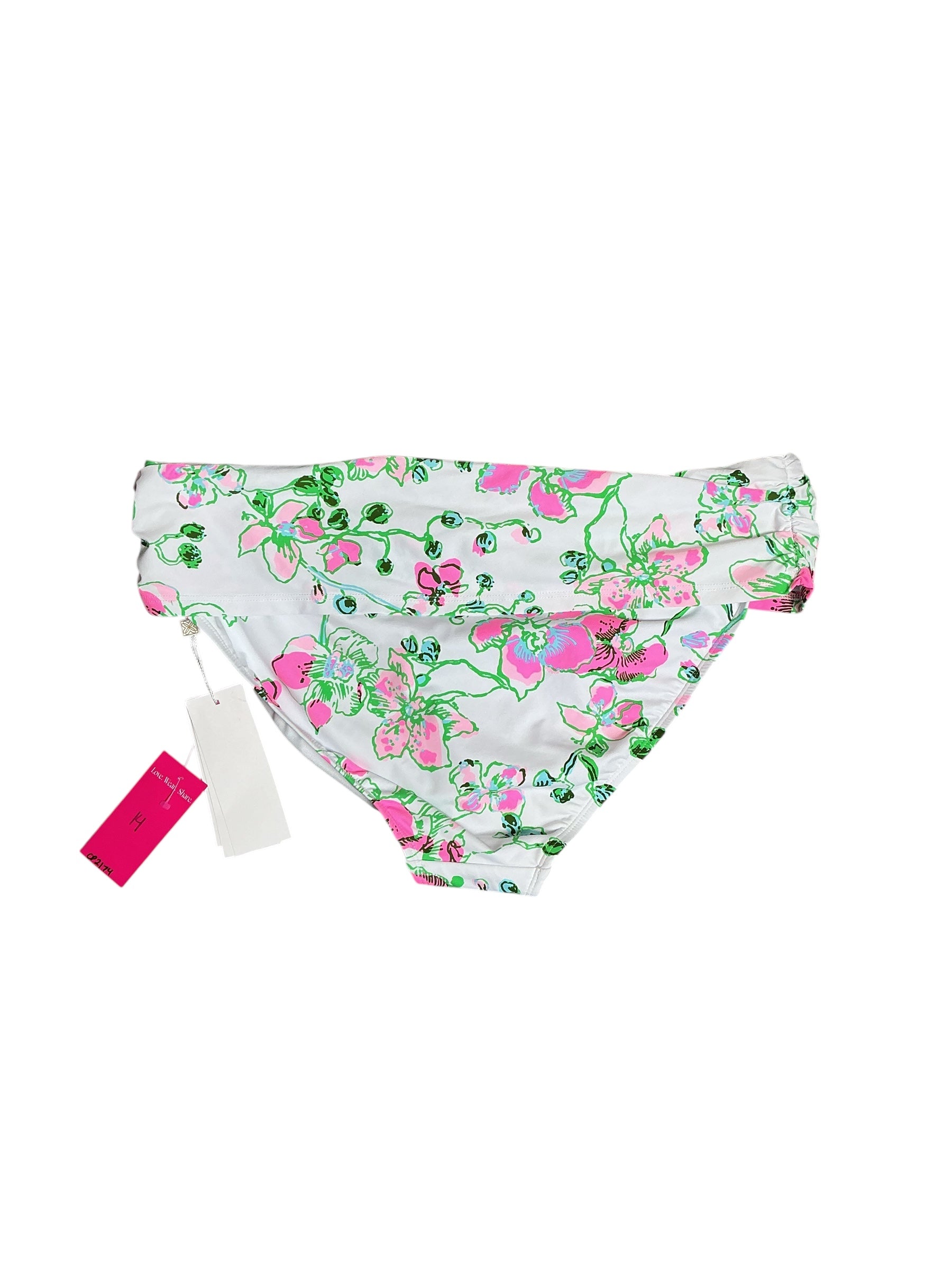 Lilly Pulitzer NWT Lagoon Sarong Hipster Bottom Multi Orchids On The Avenue Swim bottom - Size 14