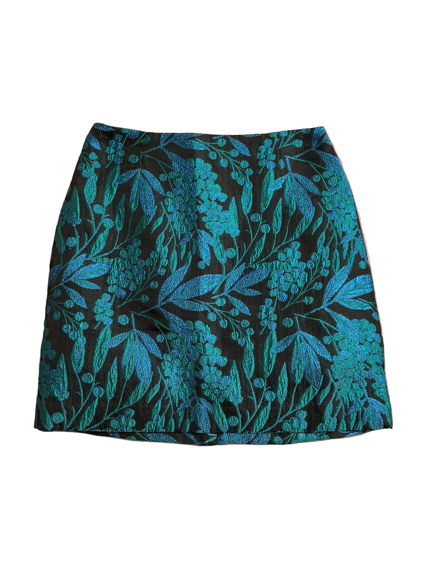 Lilly Pulitzer NWT Redmond Mini Skirt Deep Lagoon Berry Wild Metallic Br - Size 0