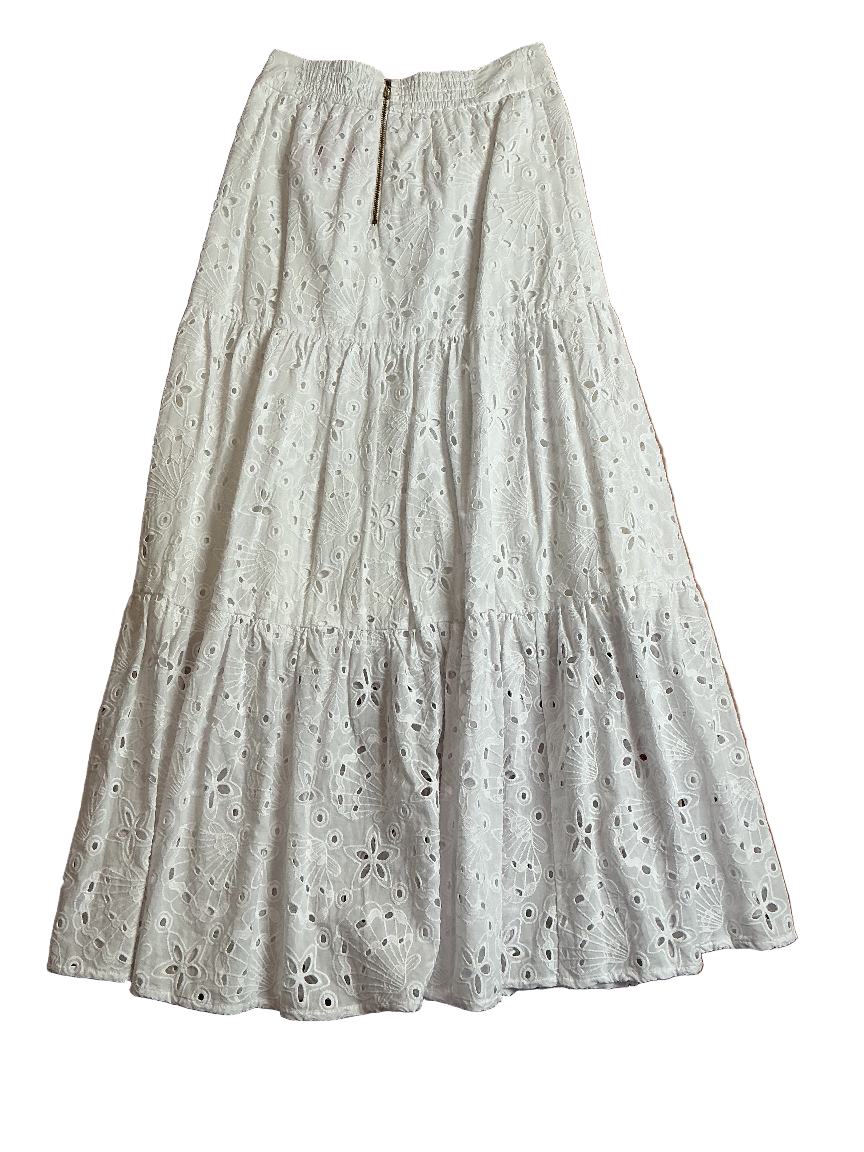 Lilly Pulitzer NWT Winslow Eyelet Maxi Skirt Resort White Sealife Eyelet - Size 00