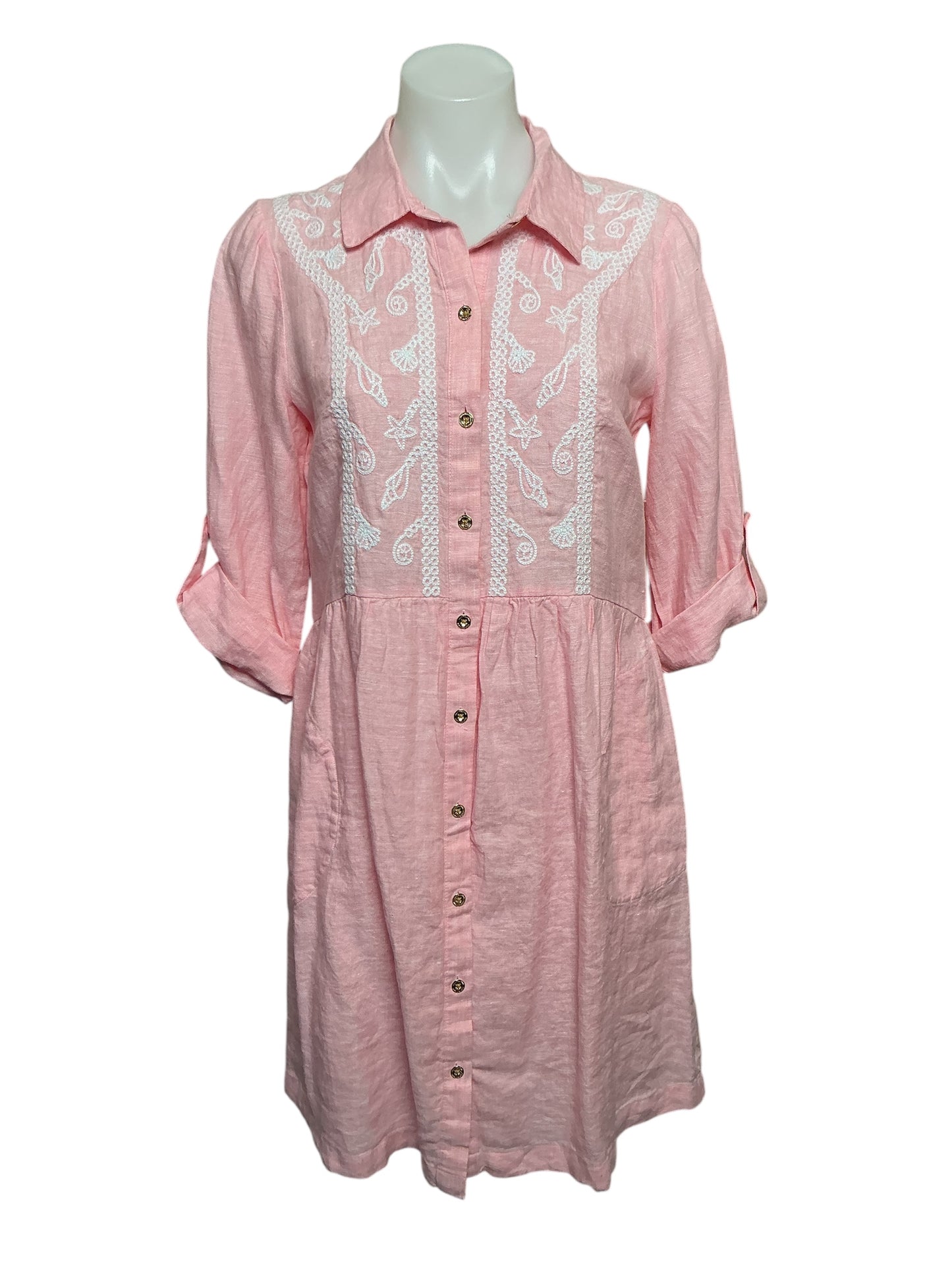 Lilly Pulitzer NWT Sheala Dress - Sorbet Pink X Resort White - Size XS