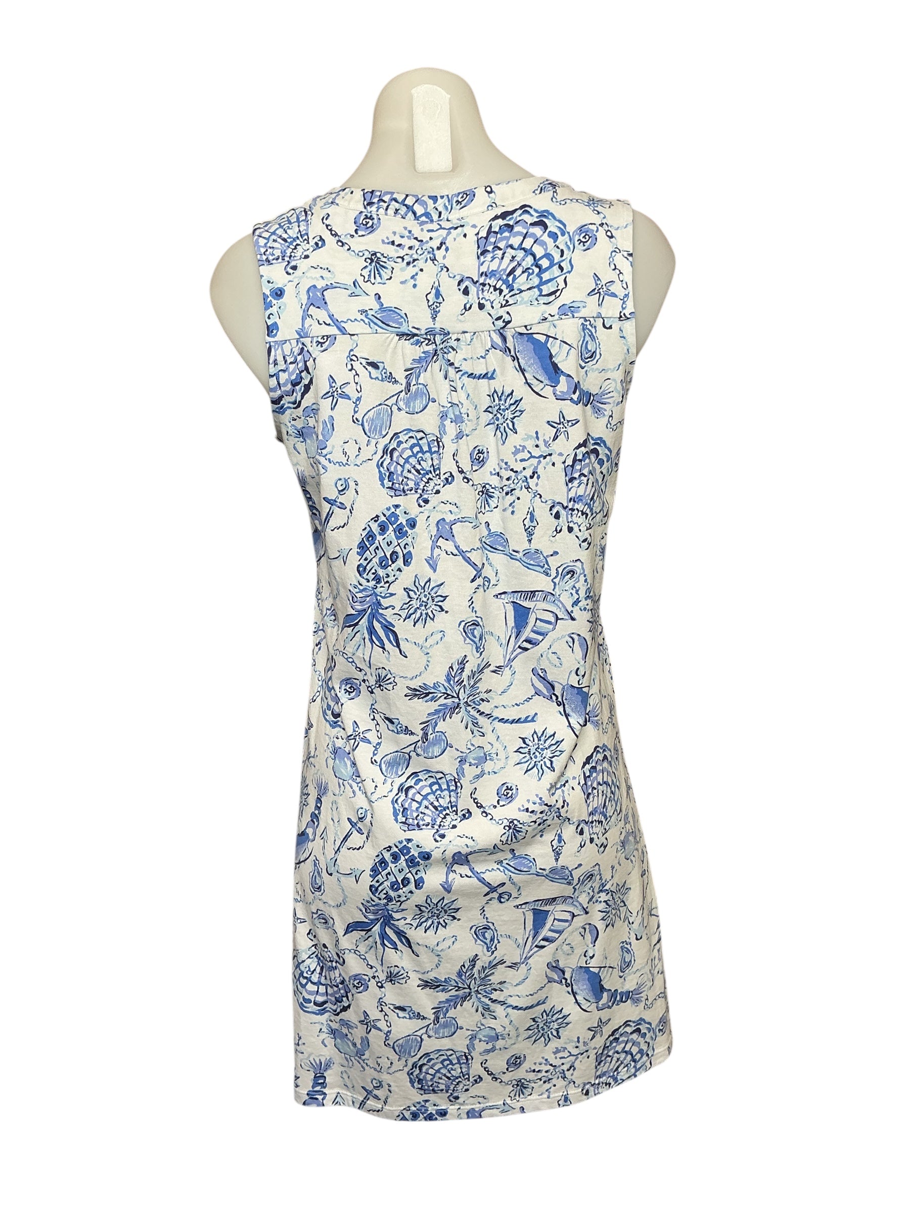 Lilly Pulitzer NWT Dev Dress - Resort White Barefoot Beachcombers - Size XS