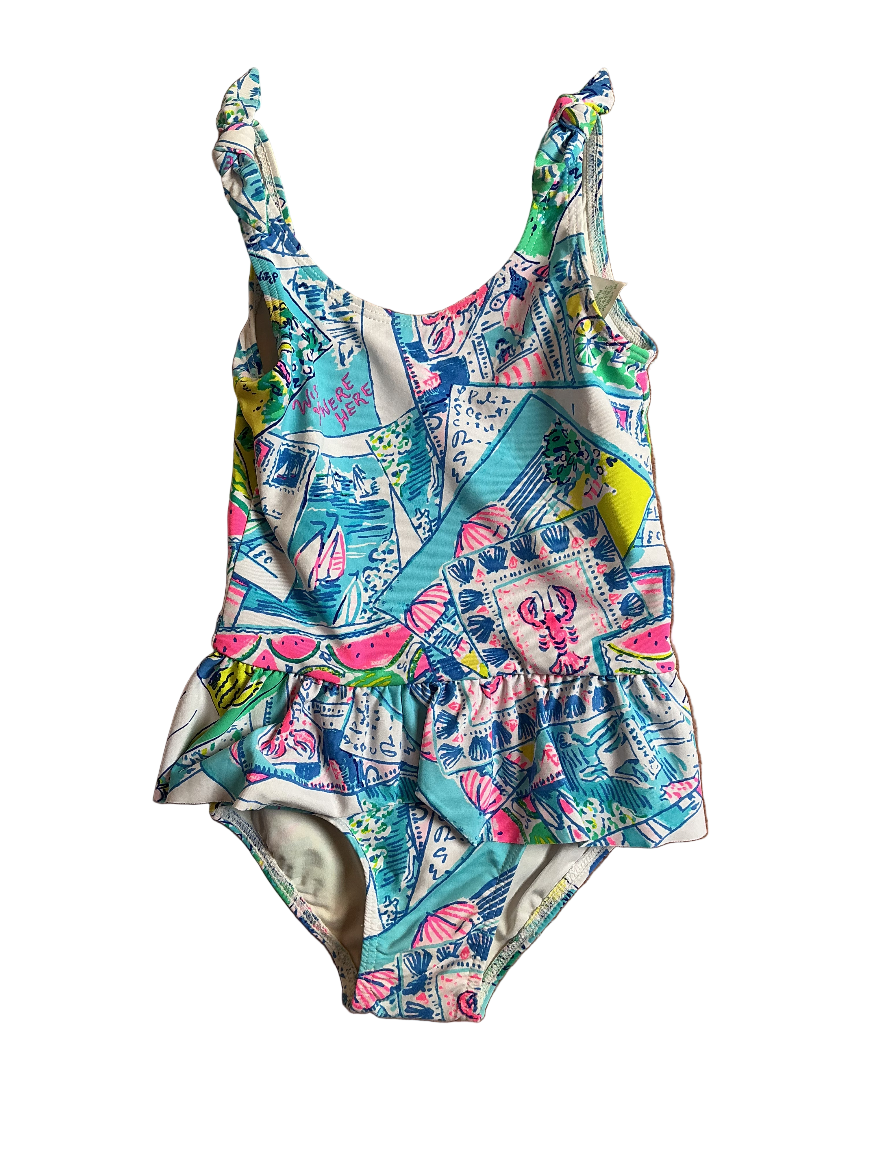 Lilly Pulitzer Girls Swimsuit - Size 2