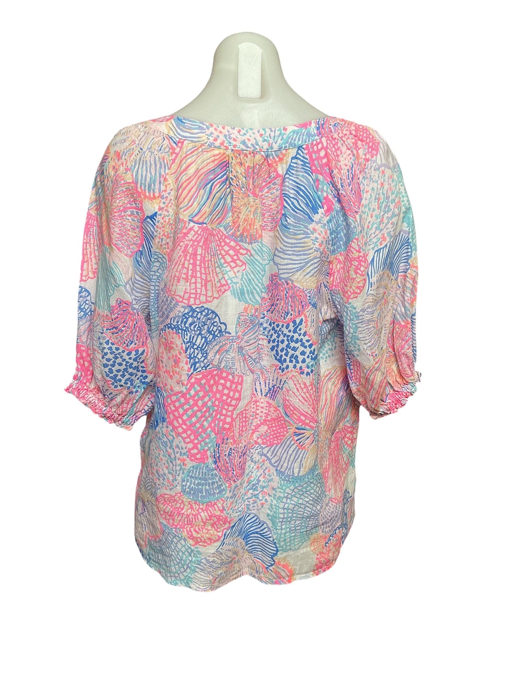 Lilly Pulitzer NWT Caprina Top - Multi Roar Of The Seas - Size M