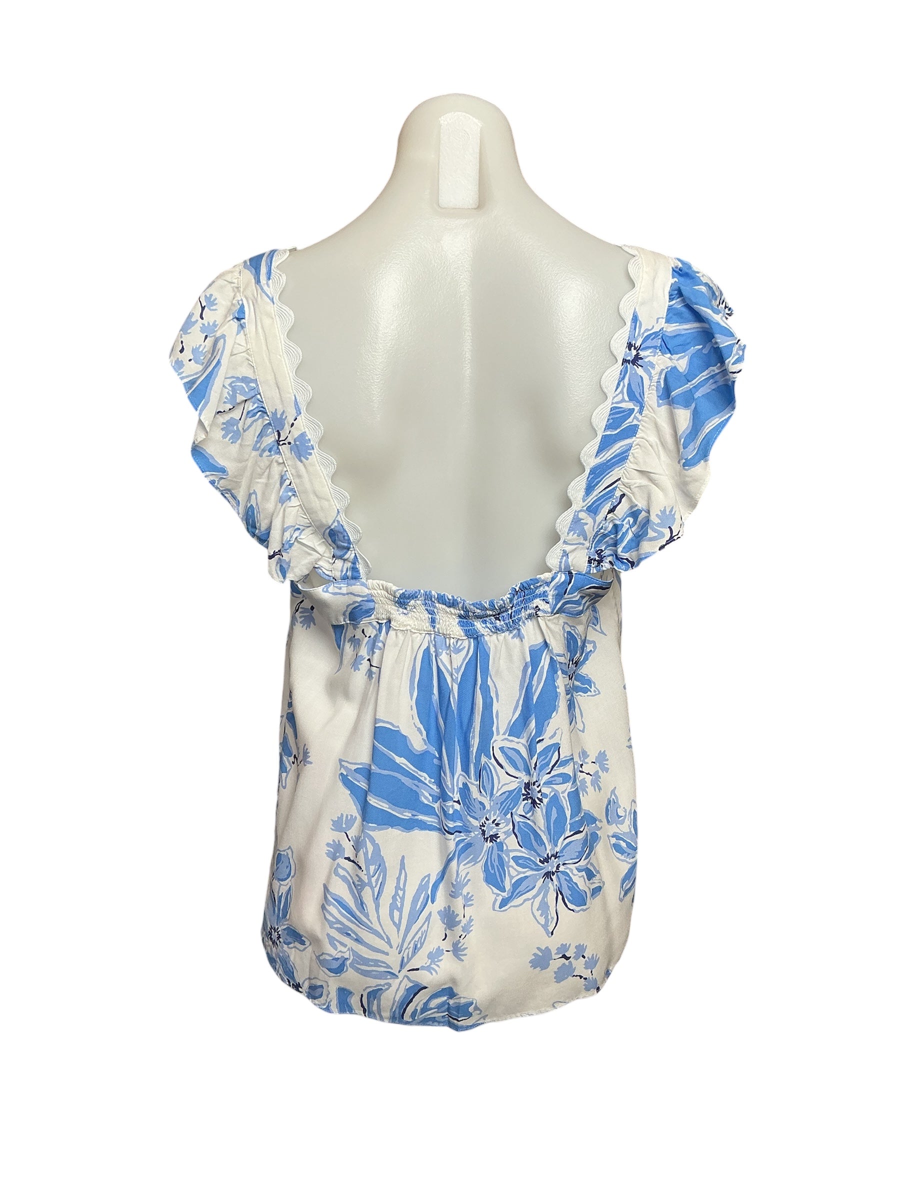 Lilly Pulitzer NWT Gyah Sleeveless Top - Resort White Jet Set Jungle - Size M