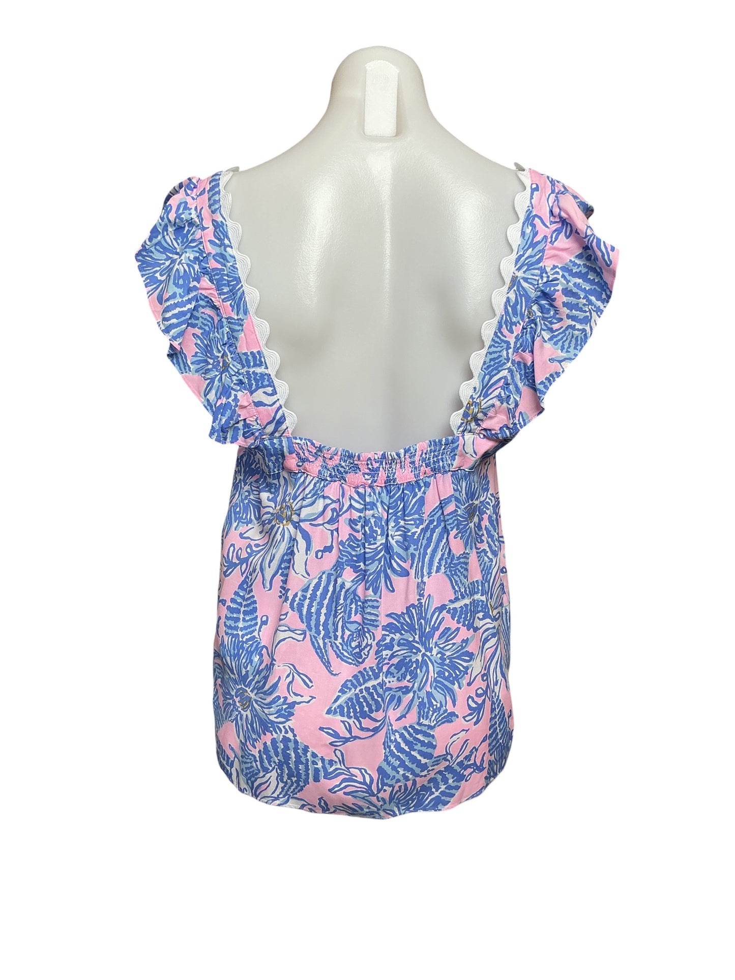Lilly Pulitzer NWT Gyah Sleeveless Top - Conch Shell Pink Up Scale - Size M