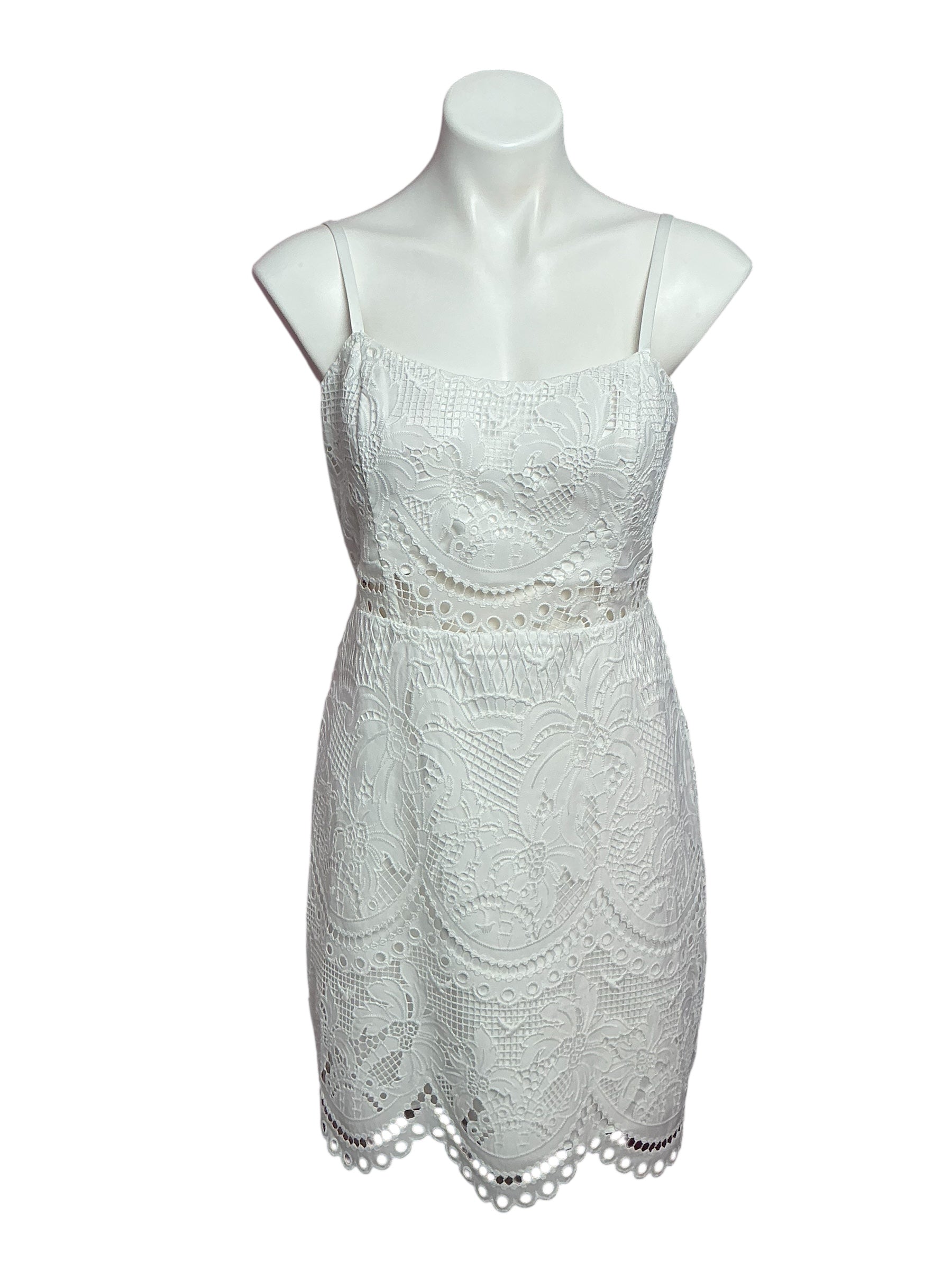 Lilly Pulitzer NWT Risette Lace Dress - Resort White Palms In Paradise Lace - Size 6