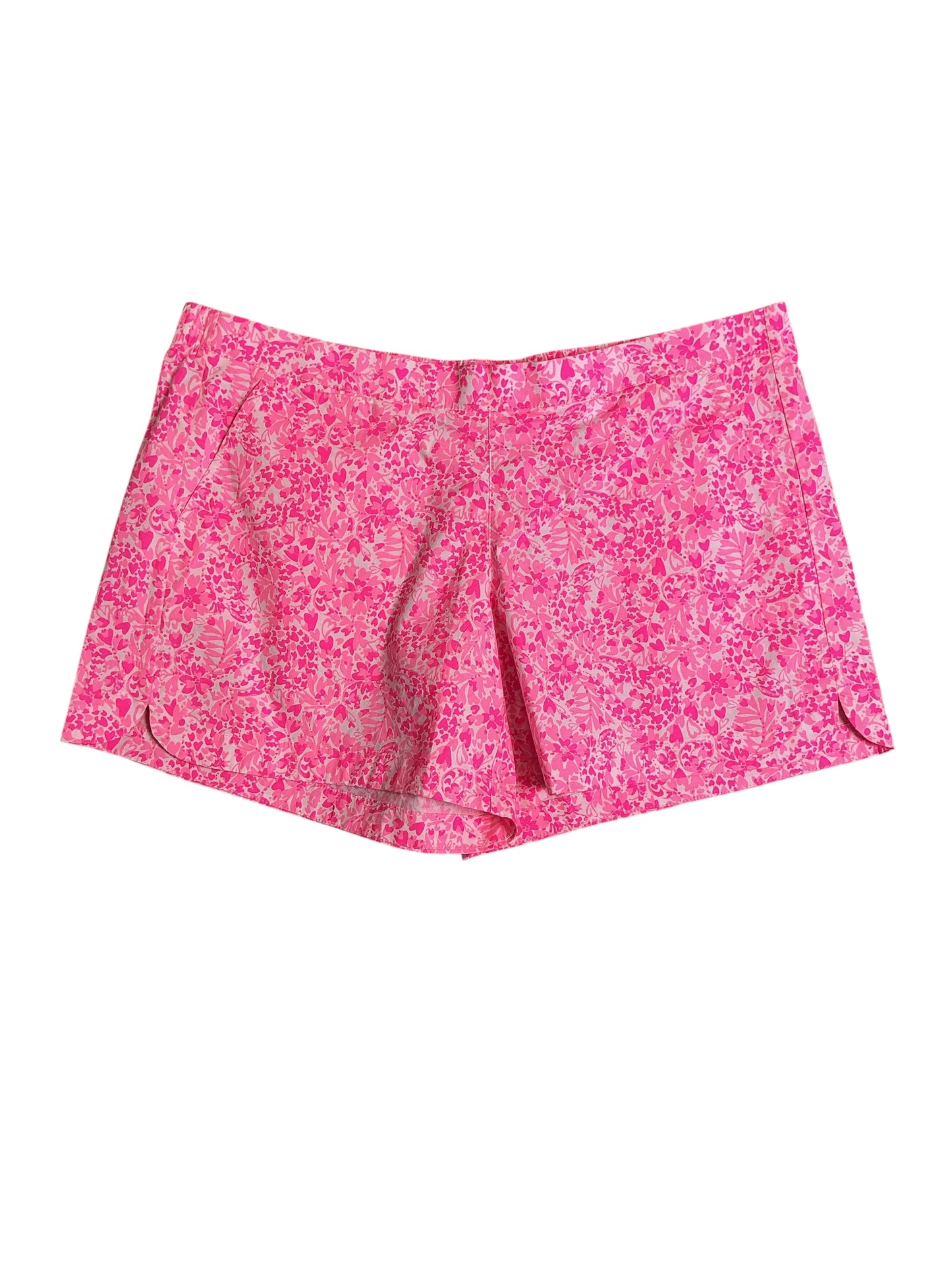 Lilly Pulitzer NWT Ocean View Shorts - Pink Shandy Invest A Gator - Size L