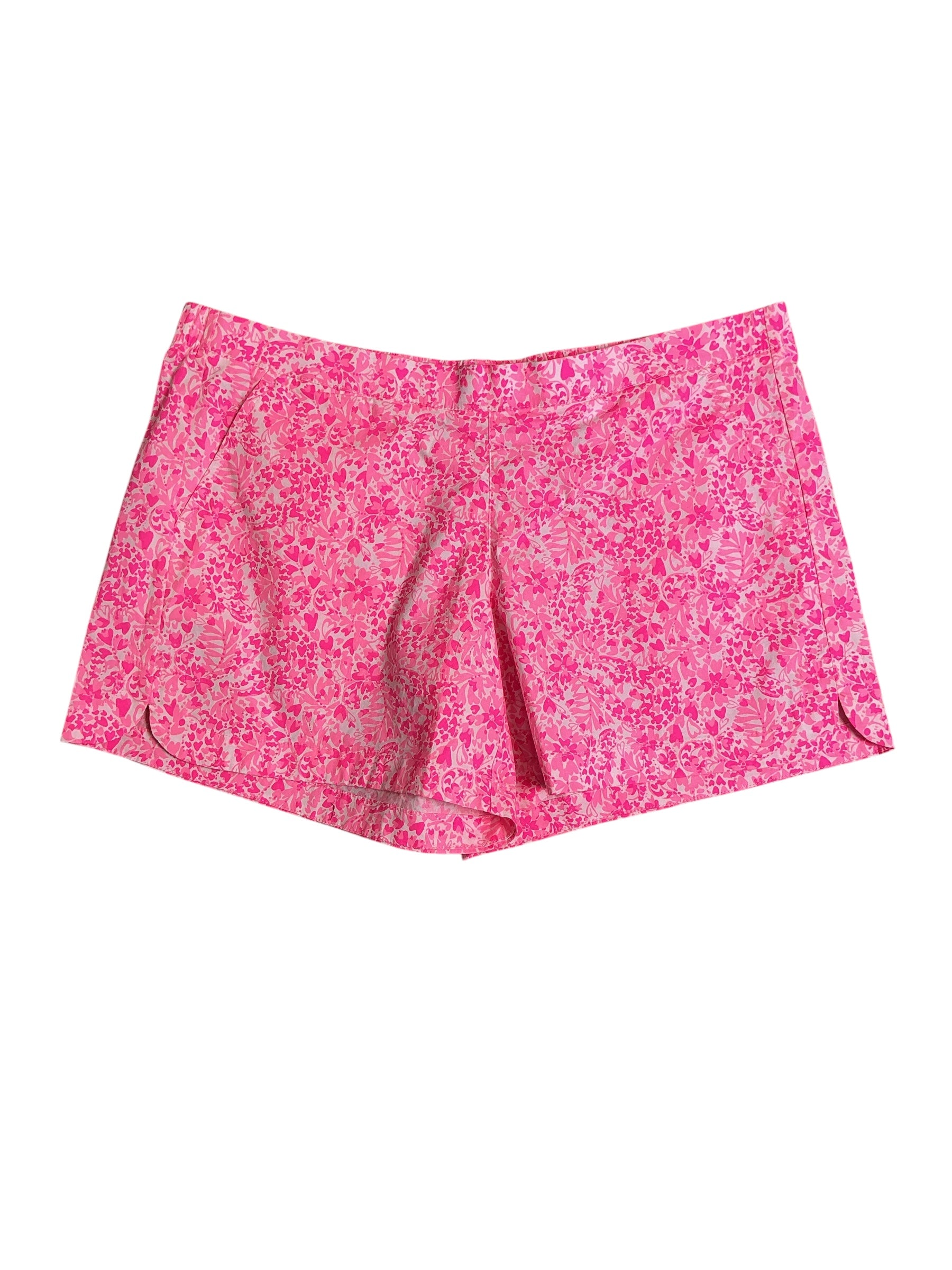 Lilly Pulitzer NWT Ocean View Shorts - Pink Shandy Invest A Gator - Size L