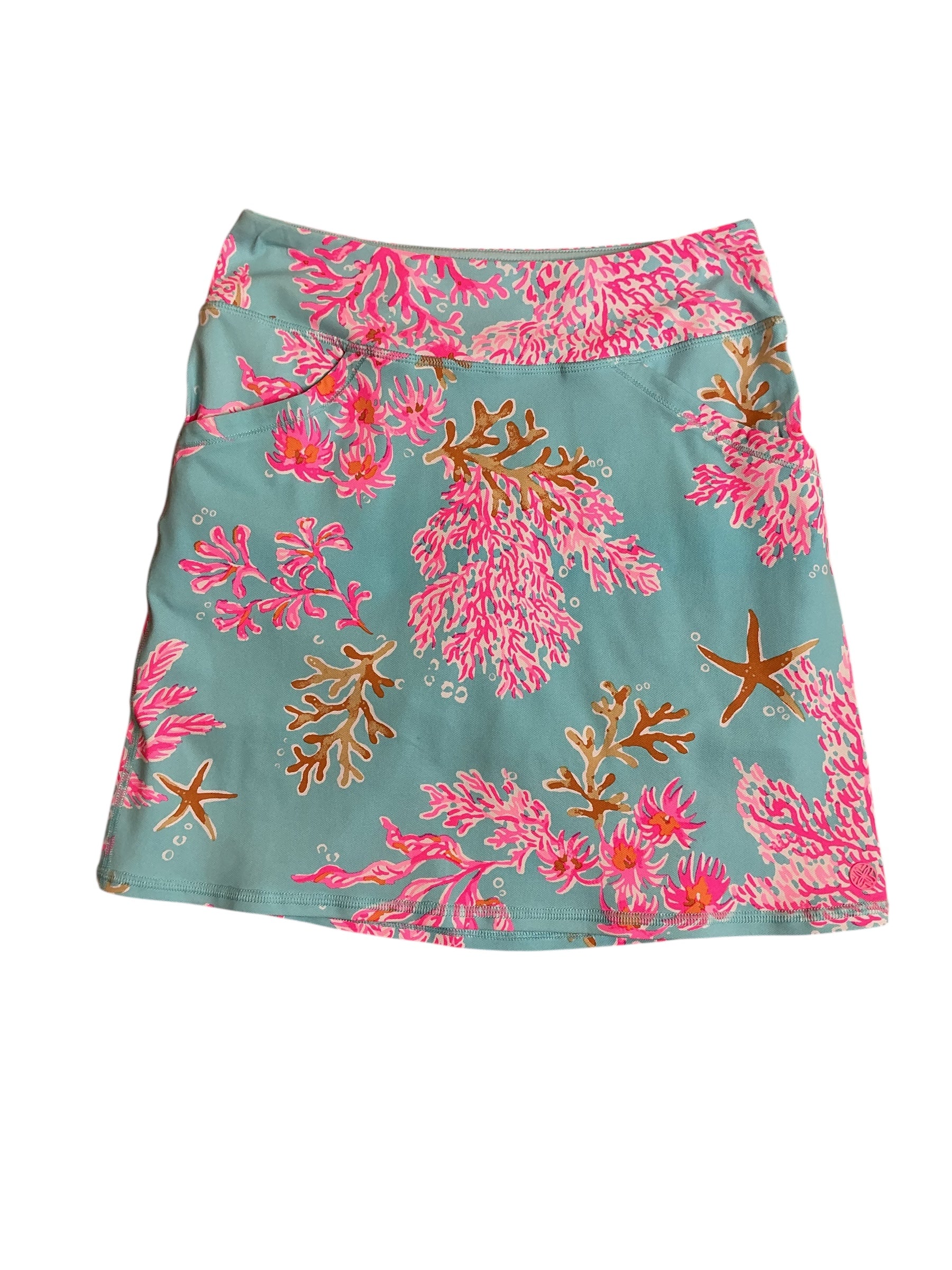 Lilly Pulitzer NWT Mariana Skort UPF 50+ - Multi Royal Coral - Size XS