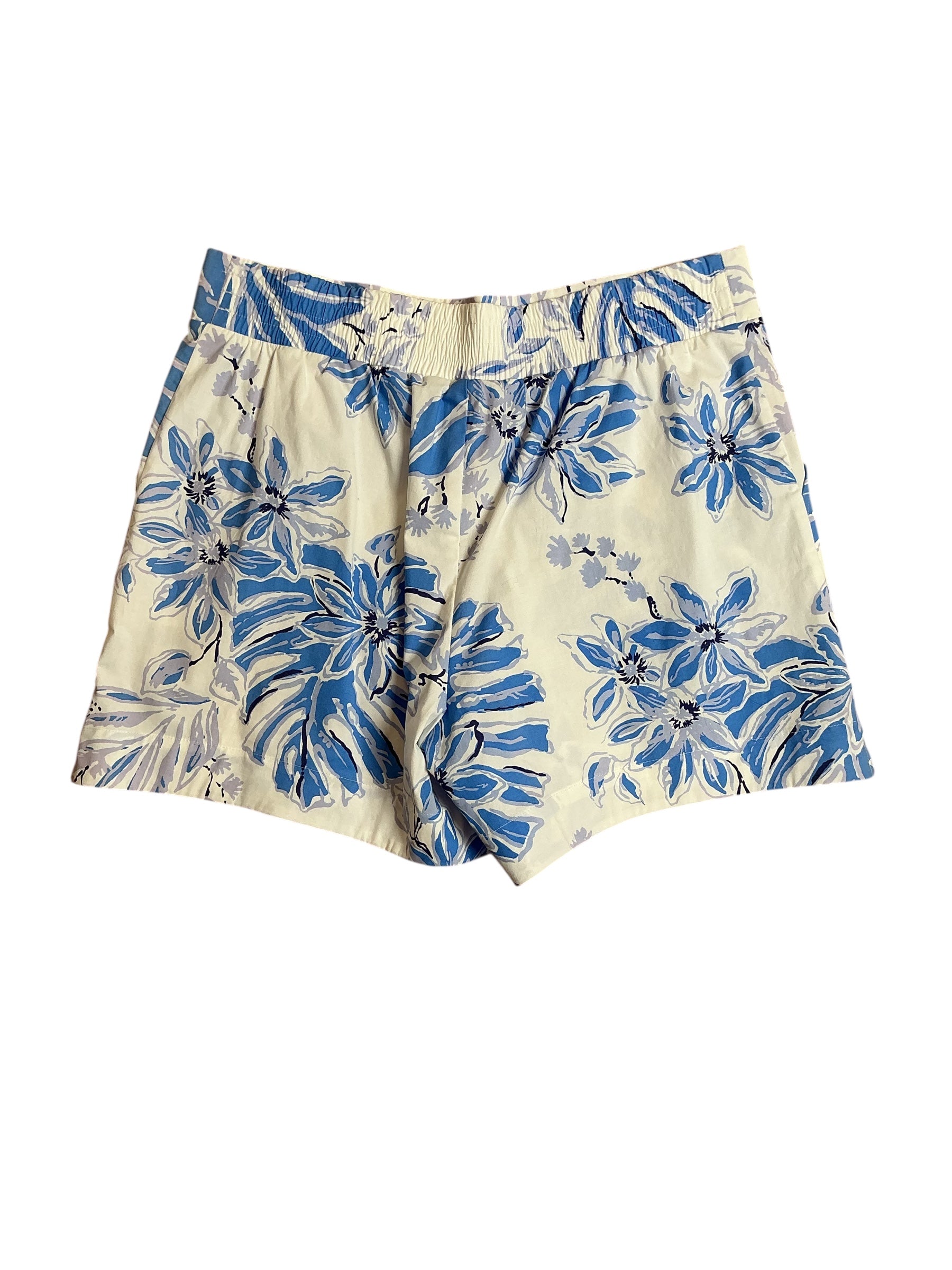 Lilly Pulitzer NWT Alista Stretch Short - Resort White Jet Set Jungle - Size M