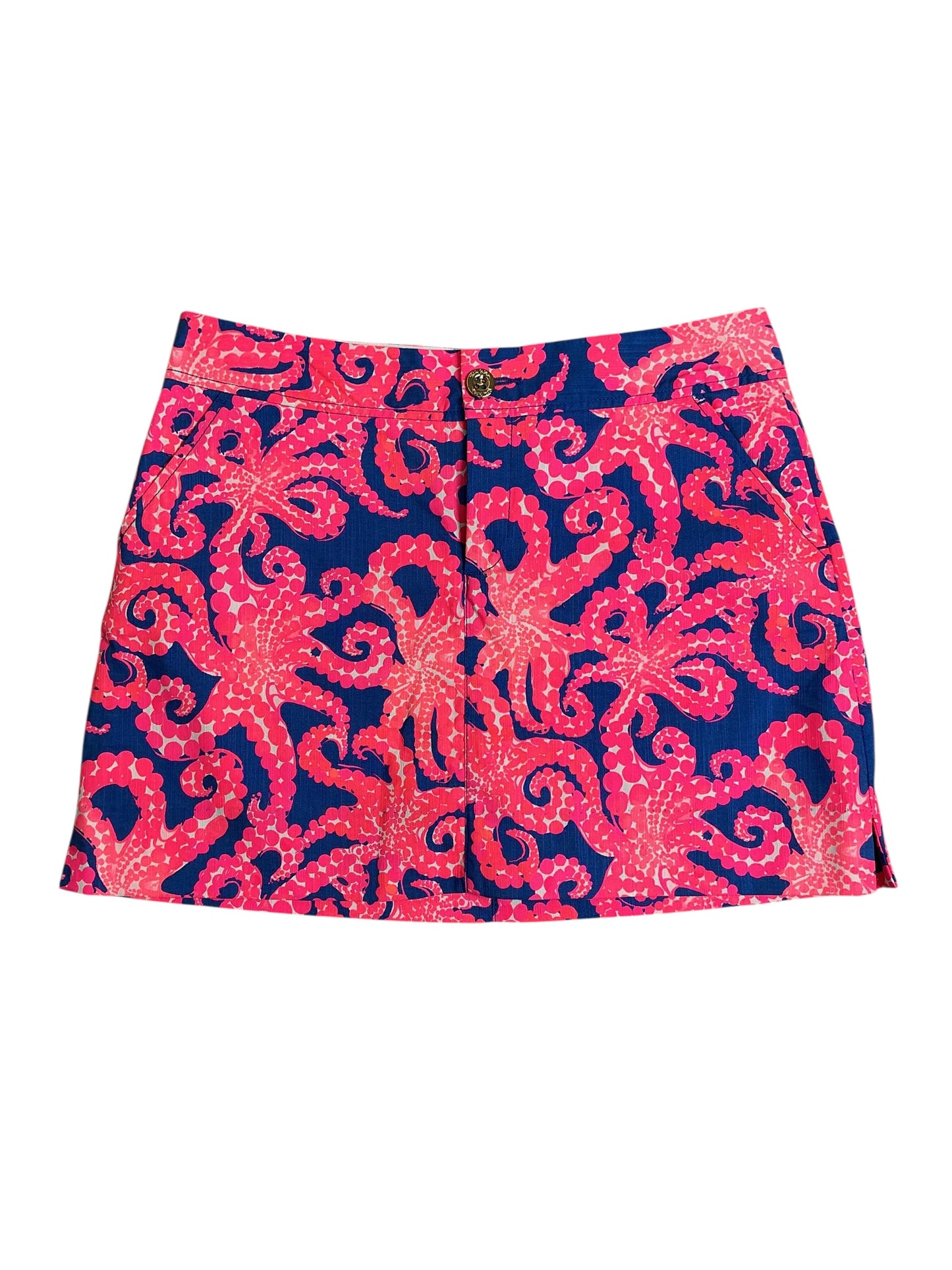 Lilly Pulitzer Nicki Skort - Ikat Blue Mocean - Size 8
