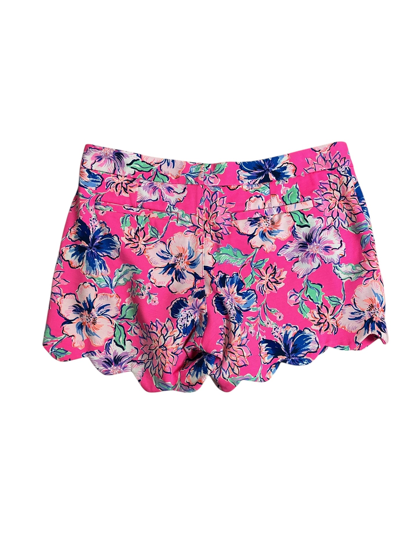 Lilly Pulitzer Buttercup Knit Short - Pink Isle Last Bud Not Least - Size 4