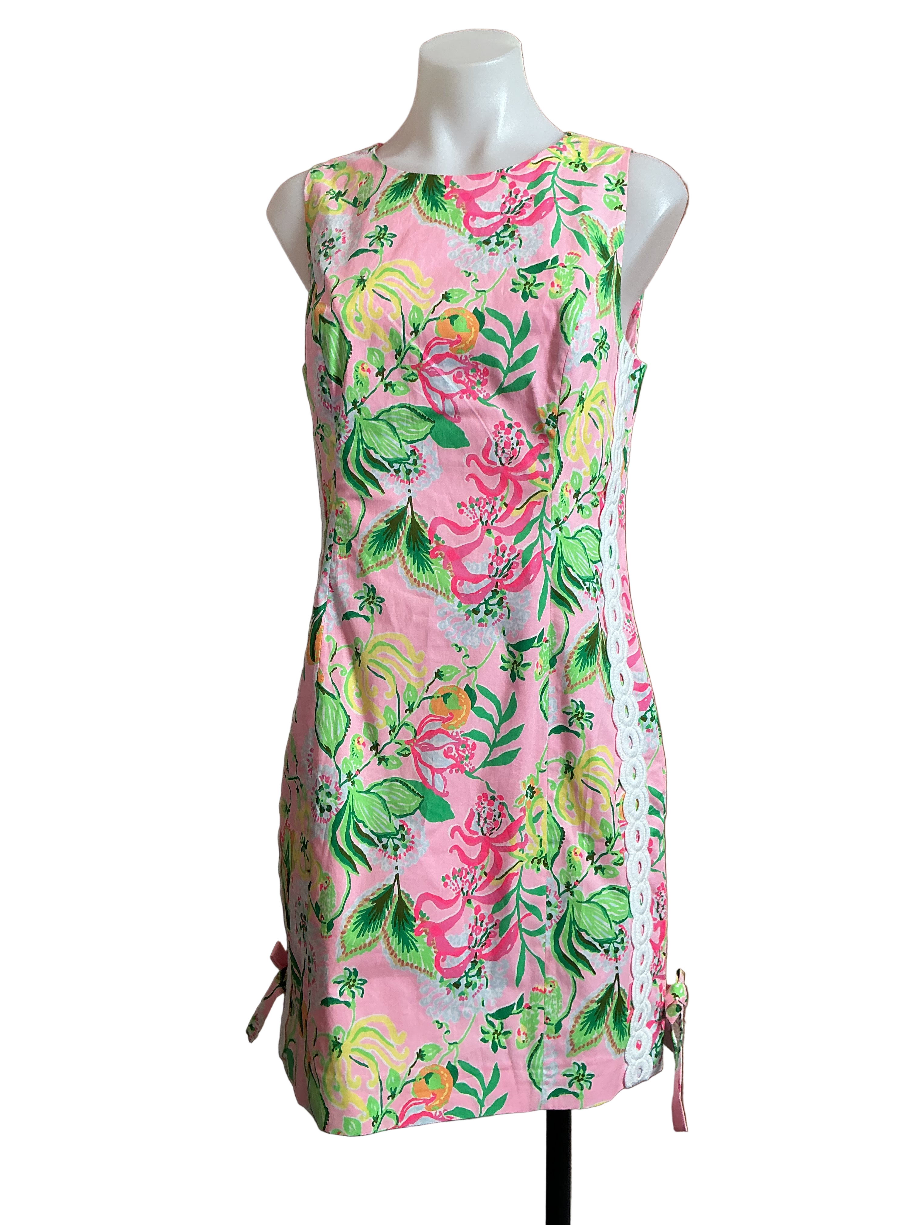 Lilly Pulitzer NWT Mila Stretch Cotton Shift Multi Via Amore Spritzer - Size 4