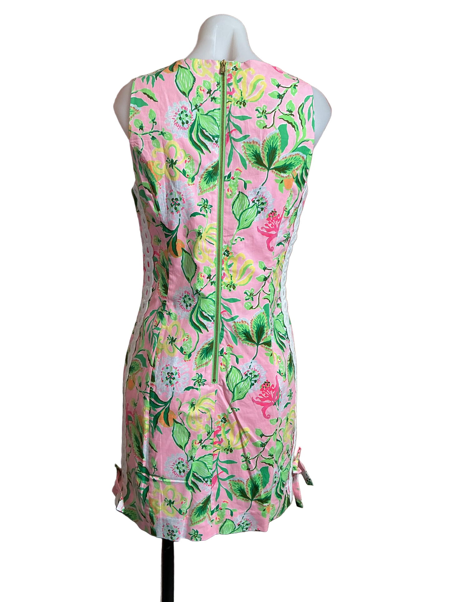 Lilly Pulitzer NWT Mila Stretch Cotton Shift Multi Via Amore Spritzer - Size 4