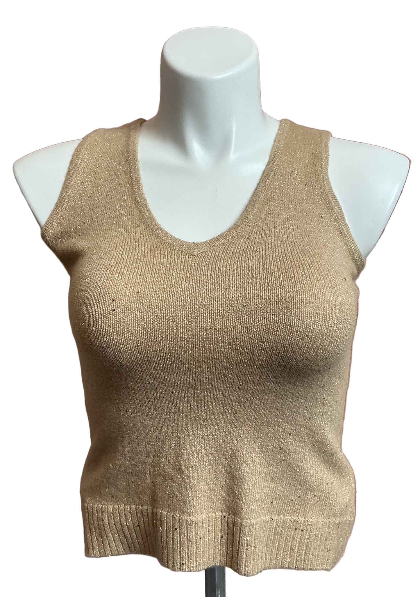 Lilly Pulitzer NWT Averlie Sequin Sweater Gold Metallic - Size S