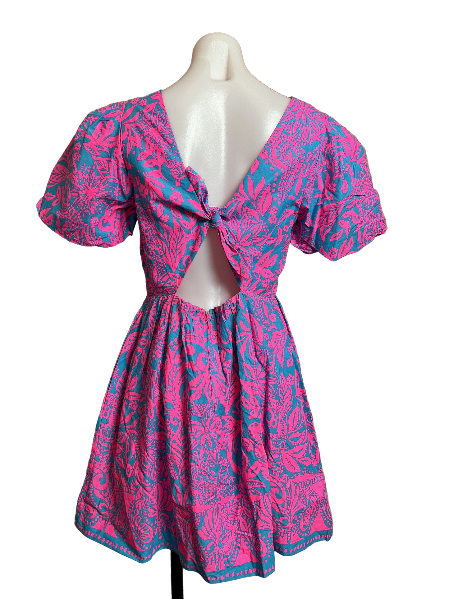 Lilly Pulitzer NWT Suize Short Sleeve Cot Aura Pink Leaf An Impression Eng - Size 6