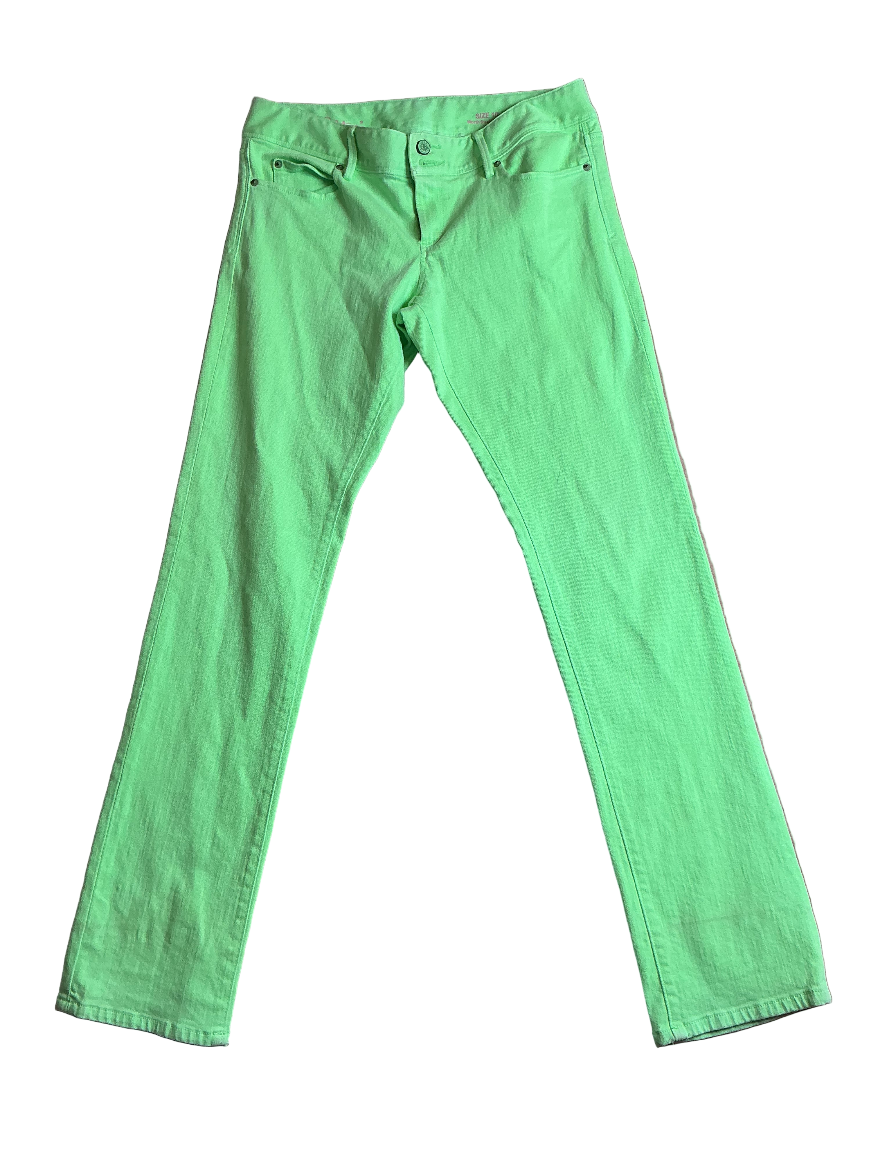 Lilly Pulitzer NWT Worth Straight Jean New Green - Size 10