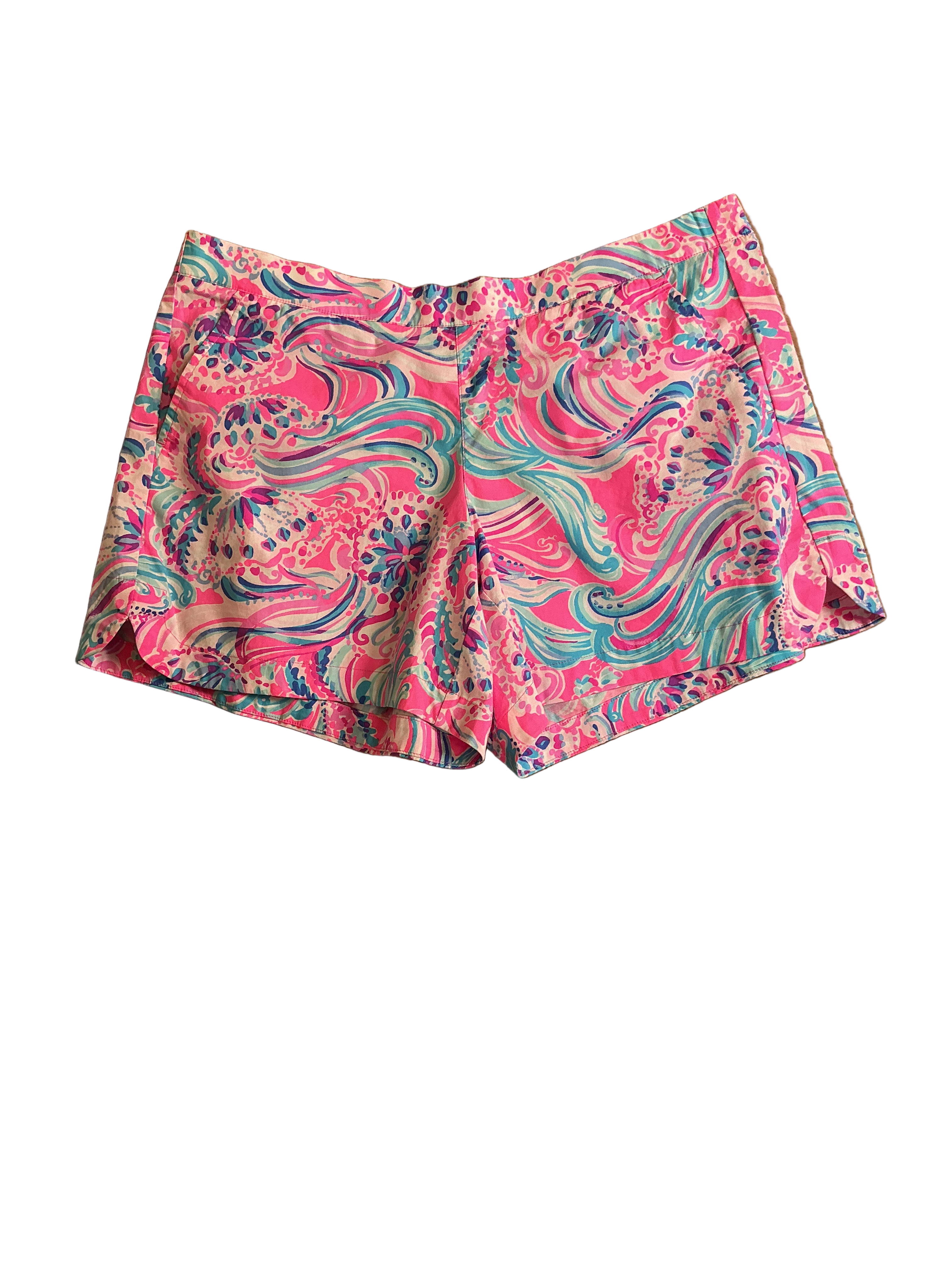 Lilly Pulitzer NWT Ocean View Short Prosecco Pink Don’t Be Jelly - Size L