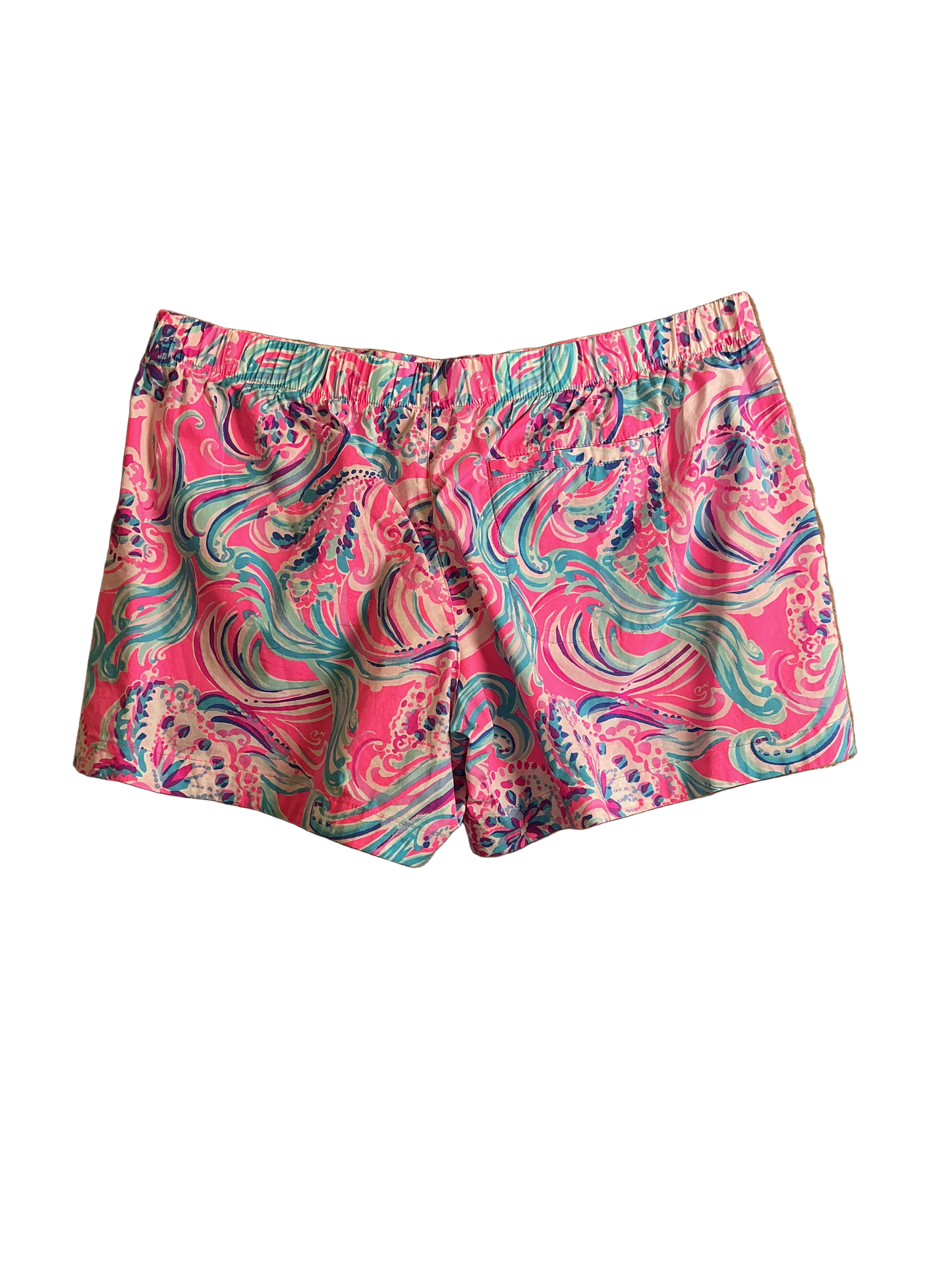 Lilly Pulitzer NWT Ocean View Short Prosecco Pink Don’t Be Jelly - Size L