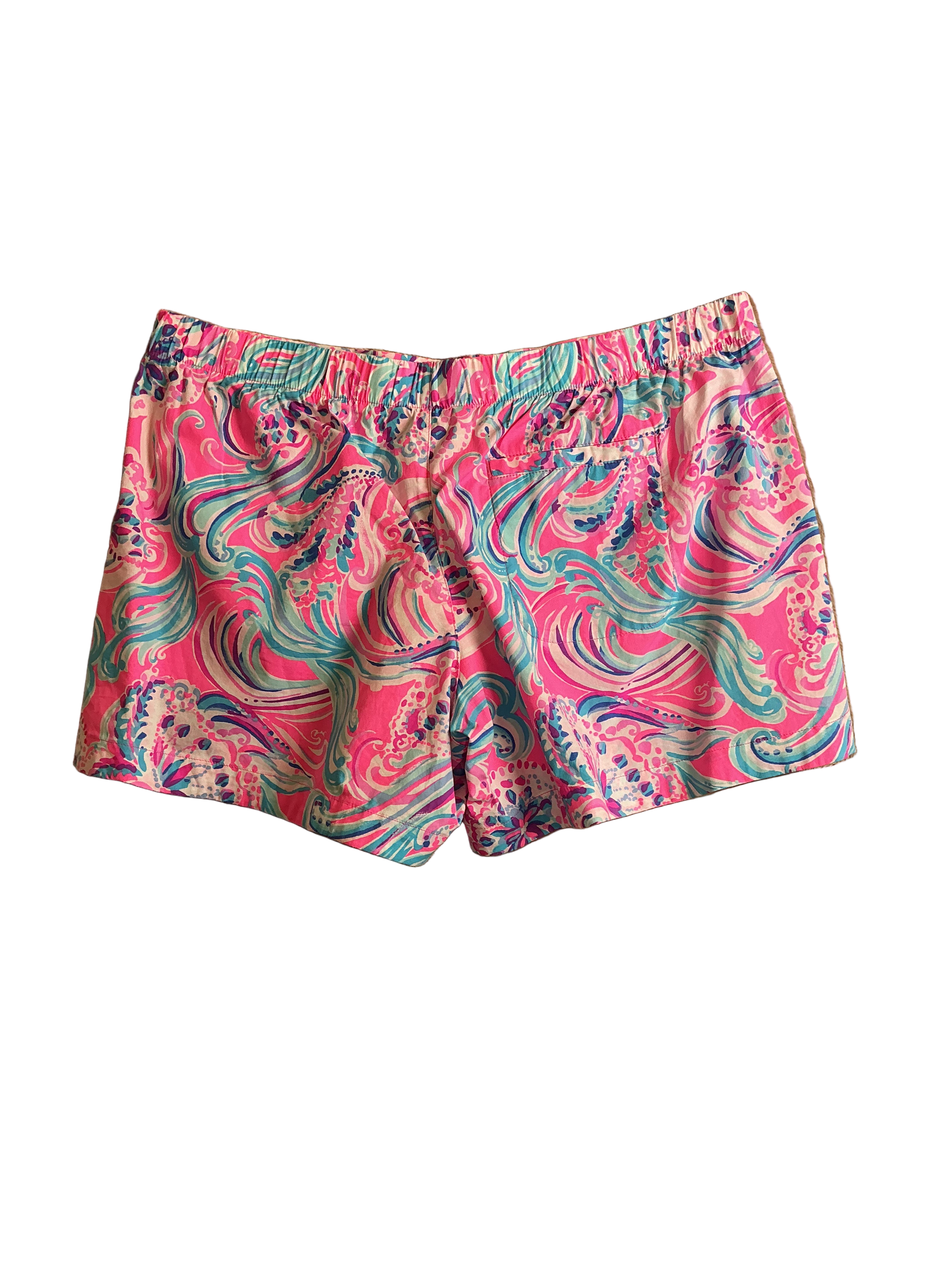 Lilly Pulitzer NWT Ocean View Short Prosecco Pink Don’t Be Jelly - Size L