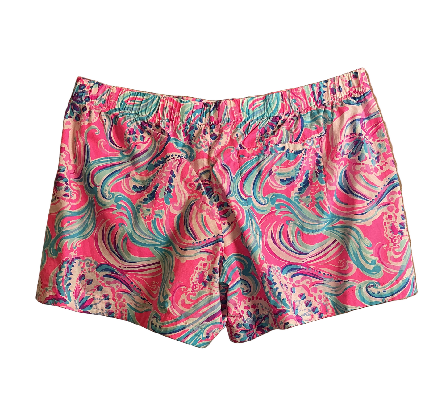 Lilly Pulitzer NWT Ocean View Short Prosecco Pink Don’t Be Jelly - Size L