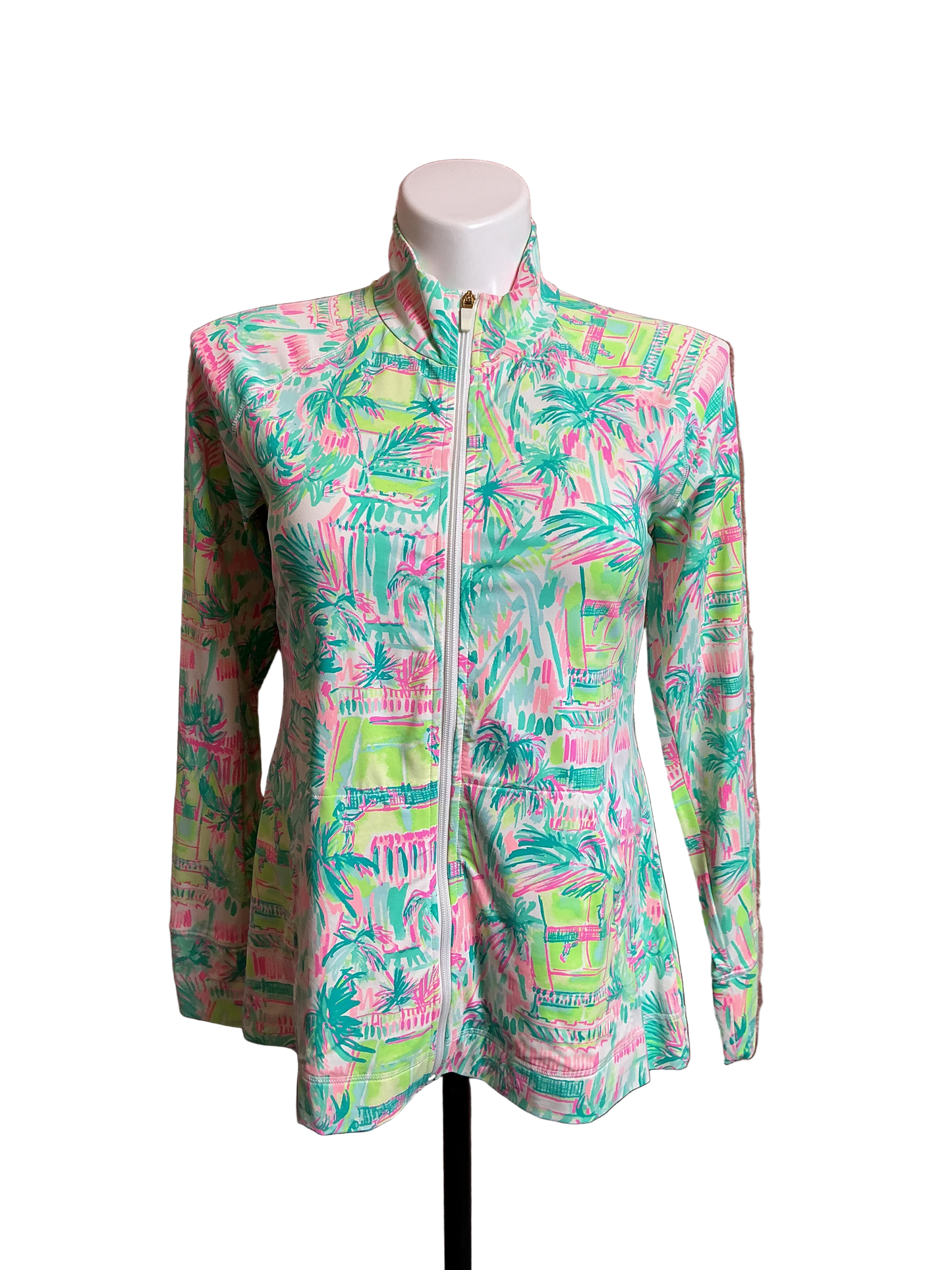 Lilly Pulitzer NWT UPF 50+ Meryl Nylon Hadle Multi Perfect Match - Size L