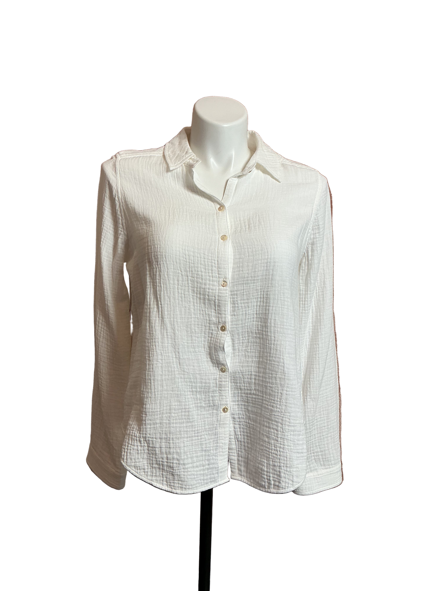 Lilly Pulitzer NWT Geanie Button Down Resort White - Size M