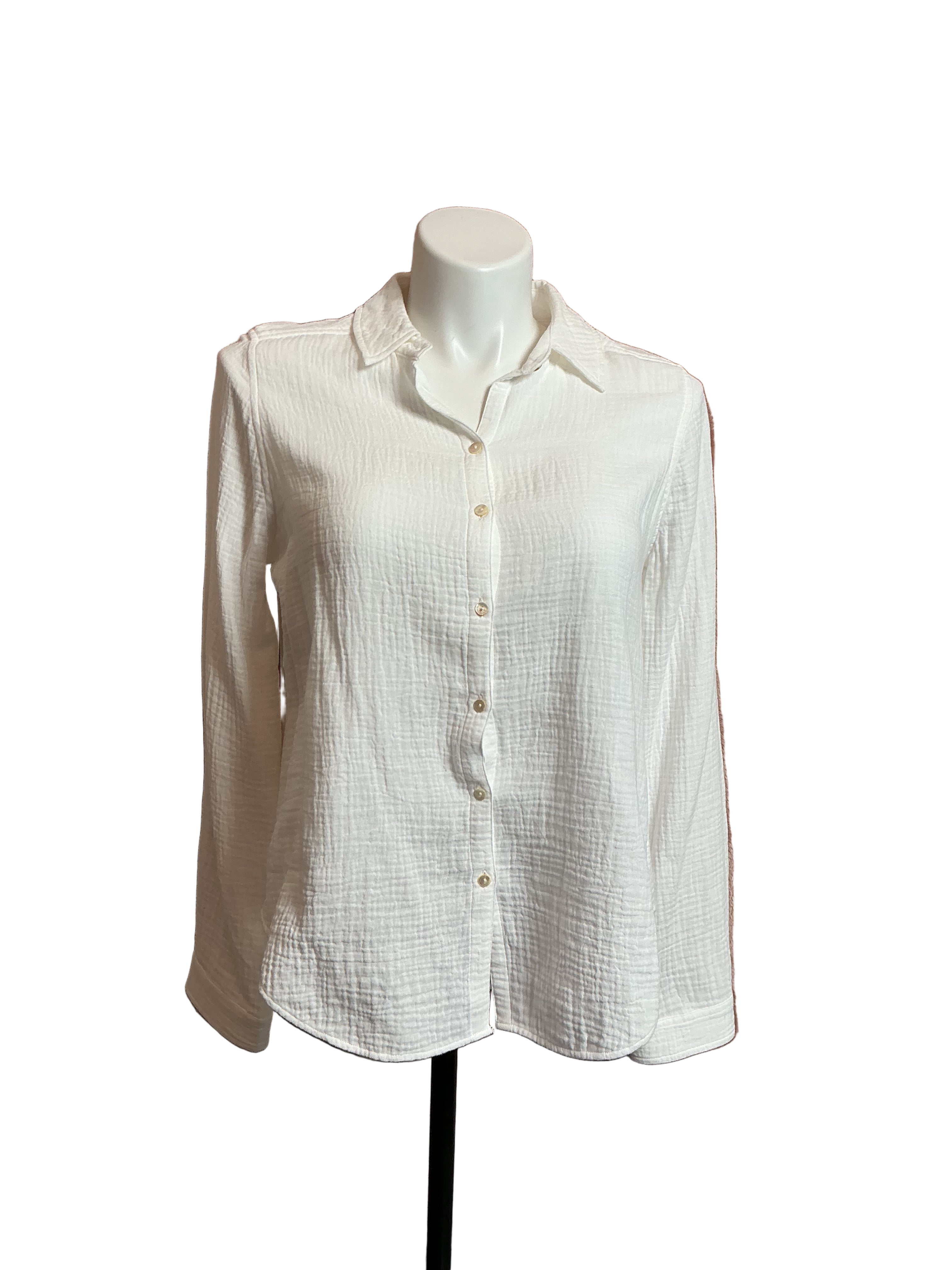 Lilly Pulitzer NWT Geanie Button Down Resort White - Size M