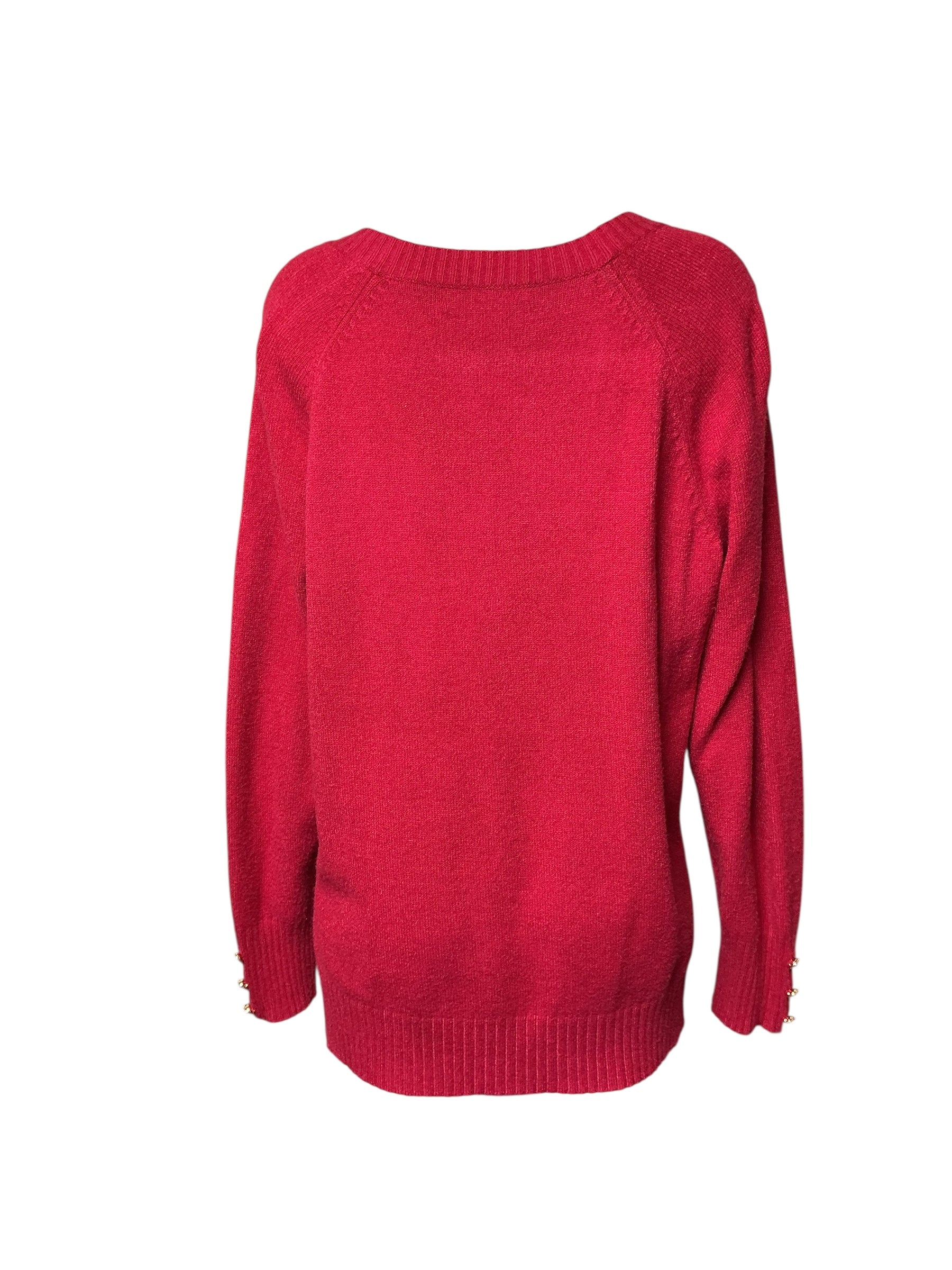 Lilly Pulitzer Sevie Sweater - Ruby Red - Size L