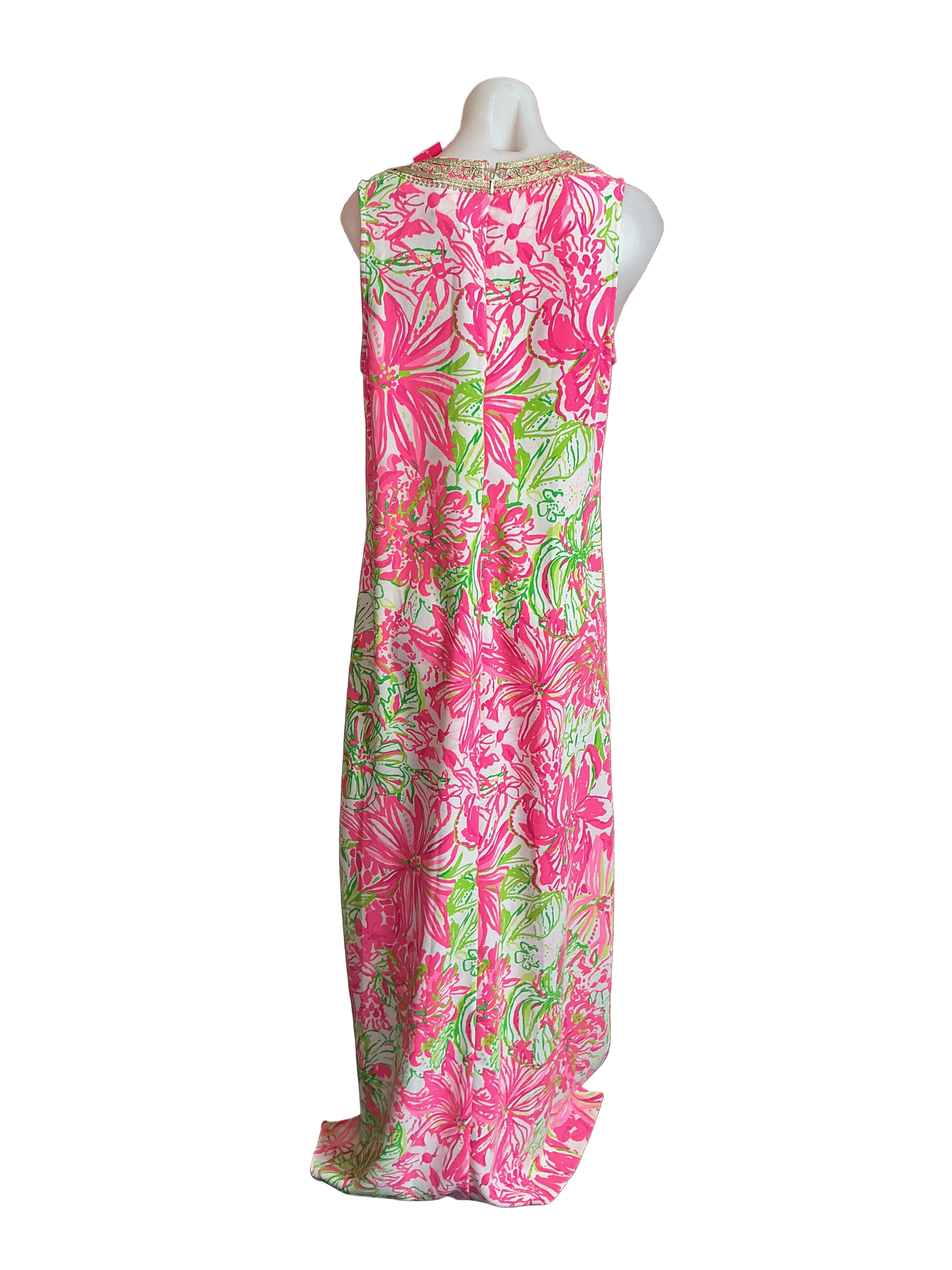 Lilly Pulitzer NWT Carlotta Maxi Dress Resort White Koala Me Maybe - Size 10