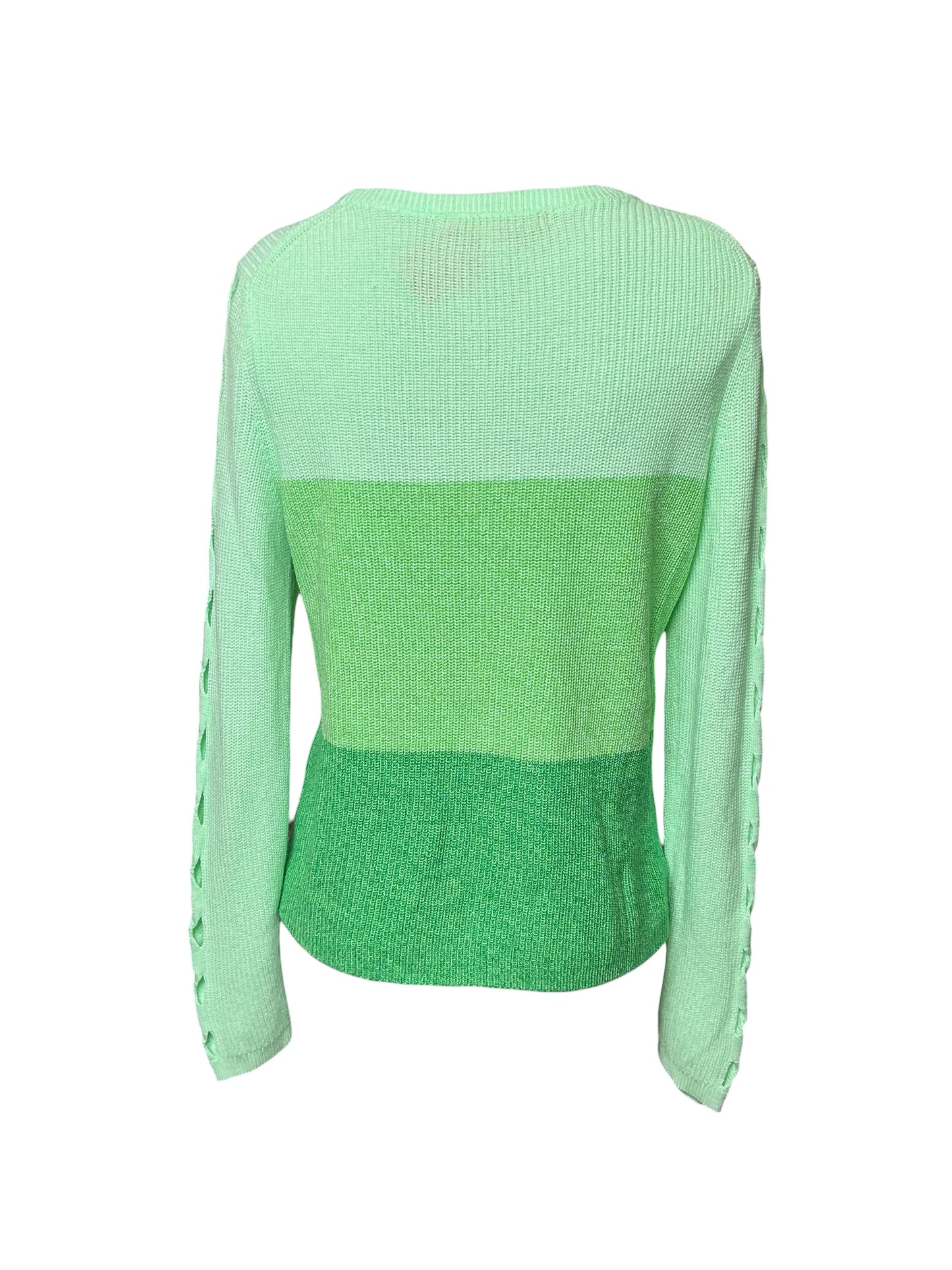 Lilly Pulitzer Cortina Sweater - Agave Green Marled Ombré - Size S
