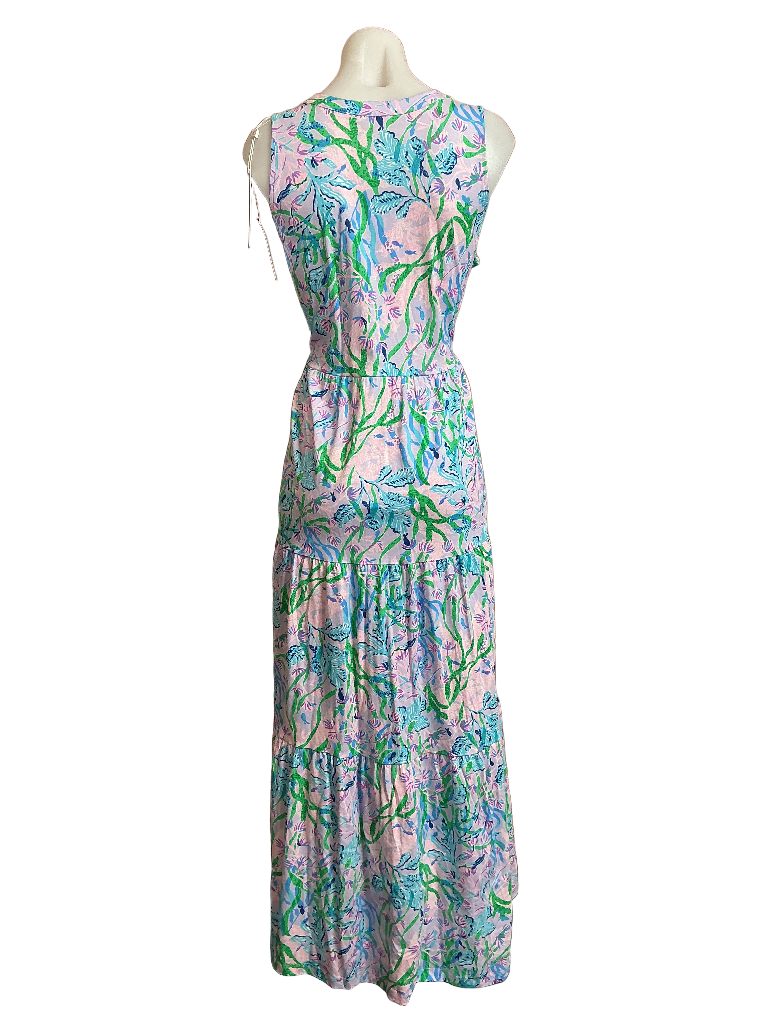 Lilly Pulitzer NWT Sydnee Maxi Dress Multi Seacret Escape - Size S