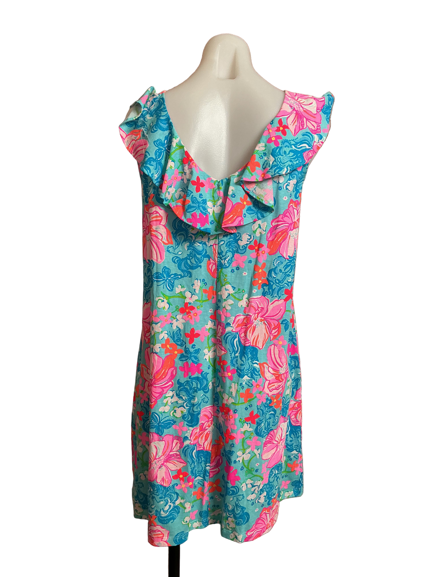 Lilly Pulitzer NWT Alessa Dress Surf Blue Luscious Lions - Size S