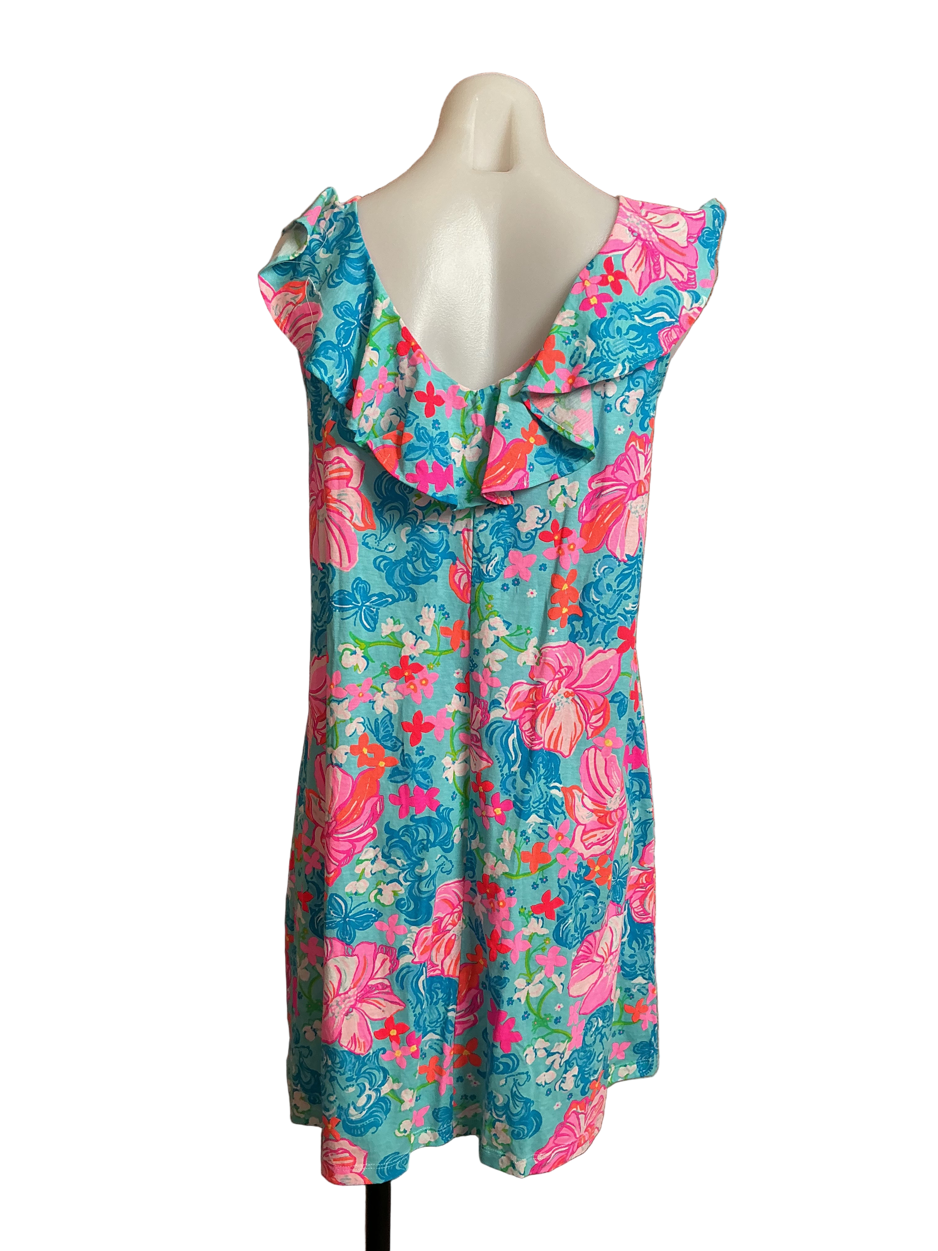 Lilly Pulitzer NWT Alessa Dress Surf Blue Luscious Lions - Size S