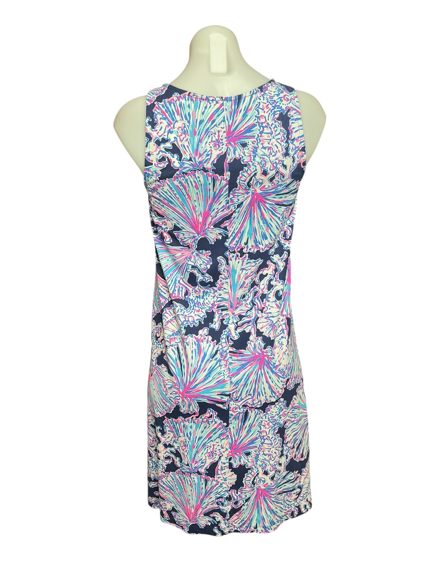 Lilly Pulitzer Liliella Dress - Deep Sea Navy Shells Bells - Size XS