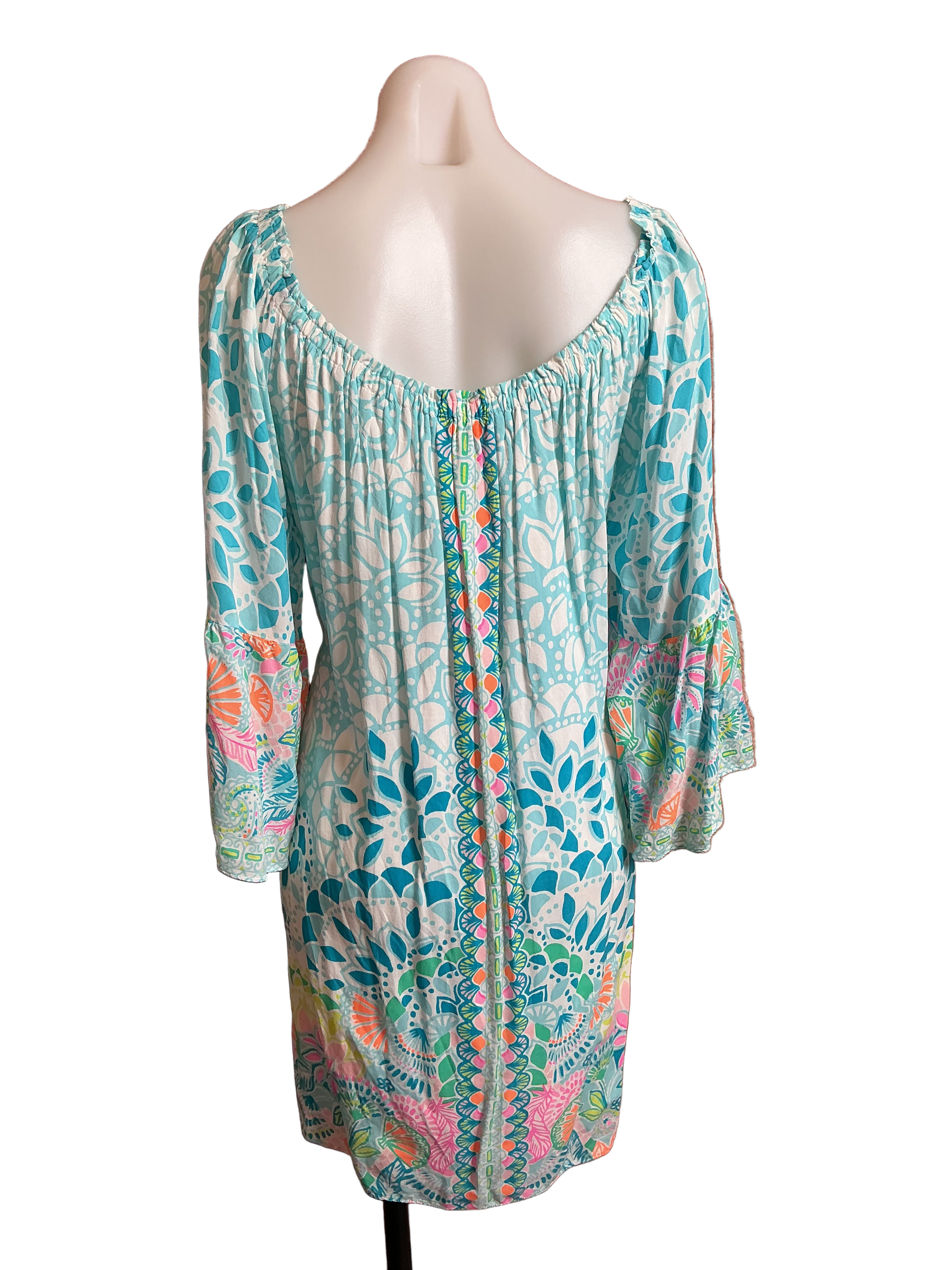 Lilly Pulitzer NWT Nevie Dress Multi Caribbean Citrus Engineered Dress - Size L