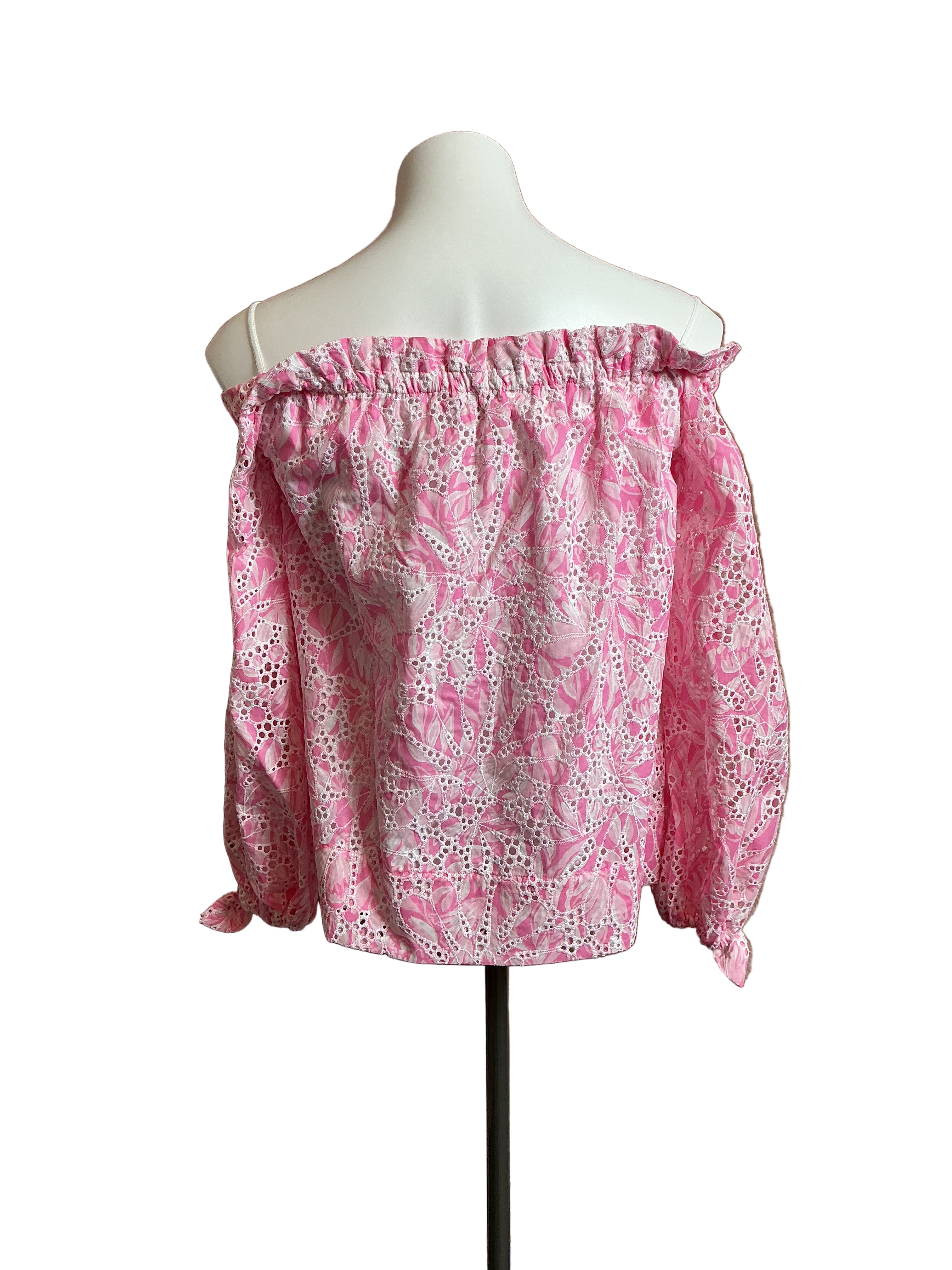 Lilly Pulitzer NWT Jamielyn Long Sleeve Rousseau Pink Tulip To Tango - Size XS