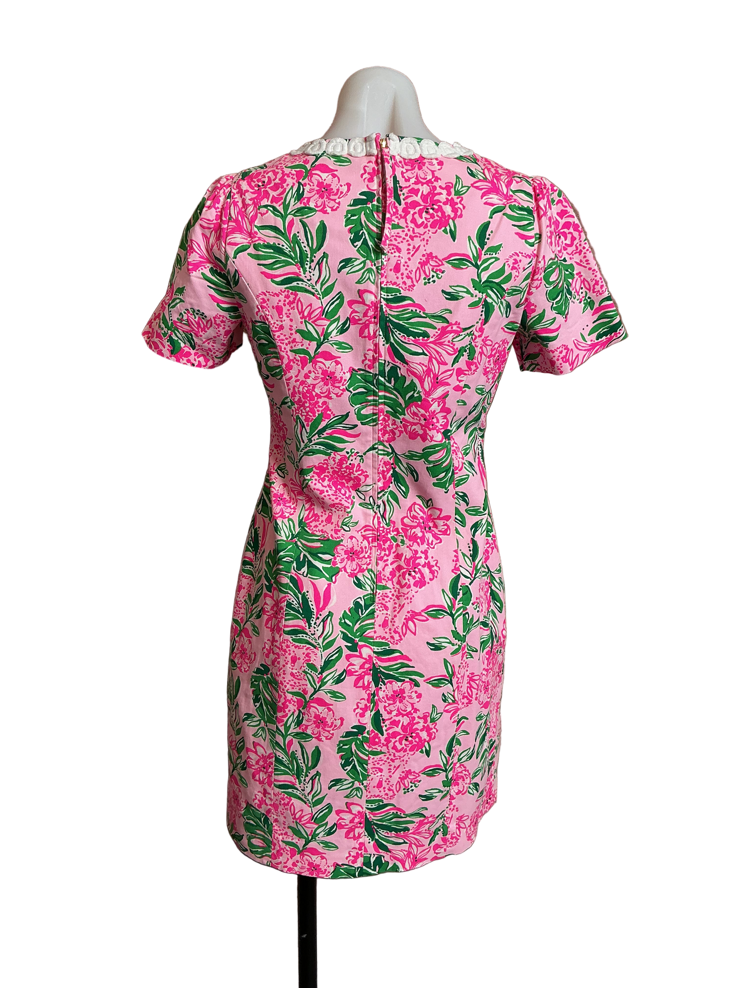 Lilly Pulitzer Mila Short Sleeve Dress Via Amore Spritzer - Size 0